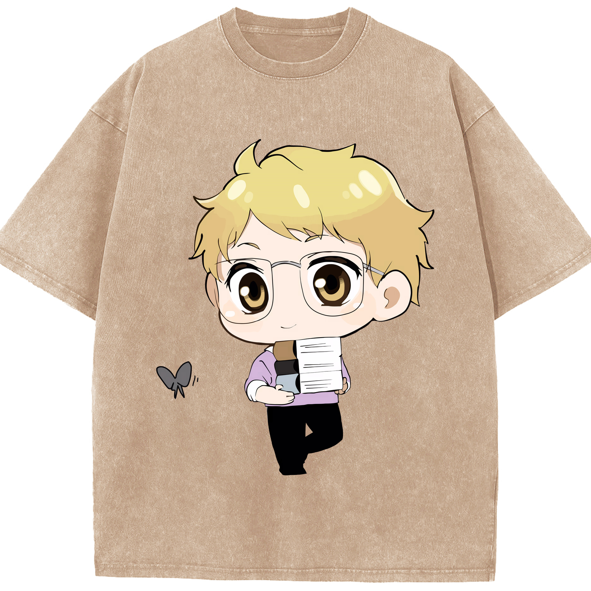 （画像用） ハイキュー!! Haikyu!! 綿100% ヴィンテージ風 半袖Tシャツ（フロントプリント）