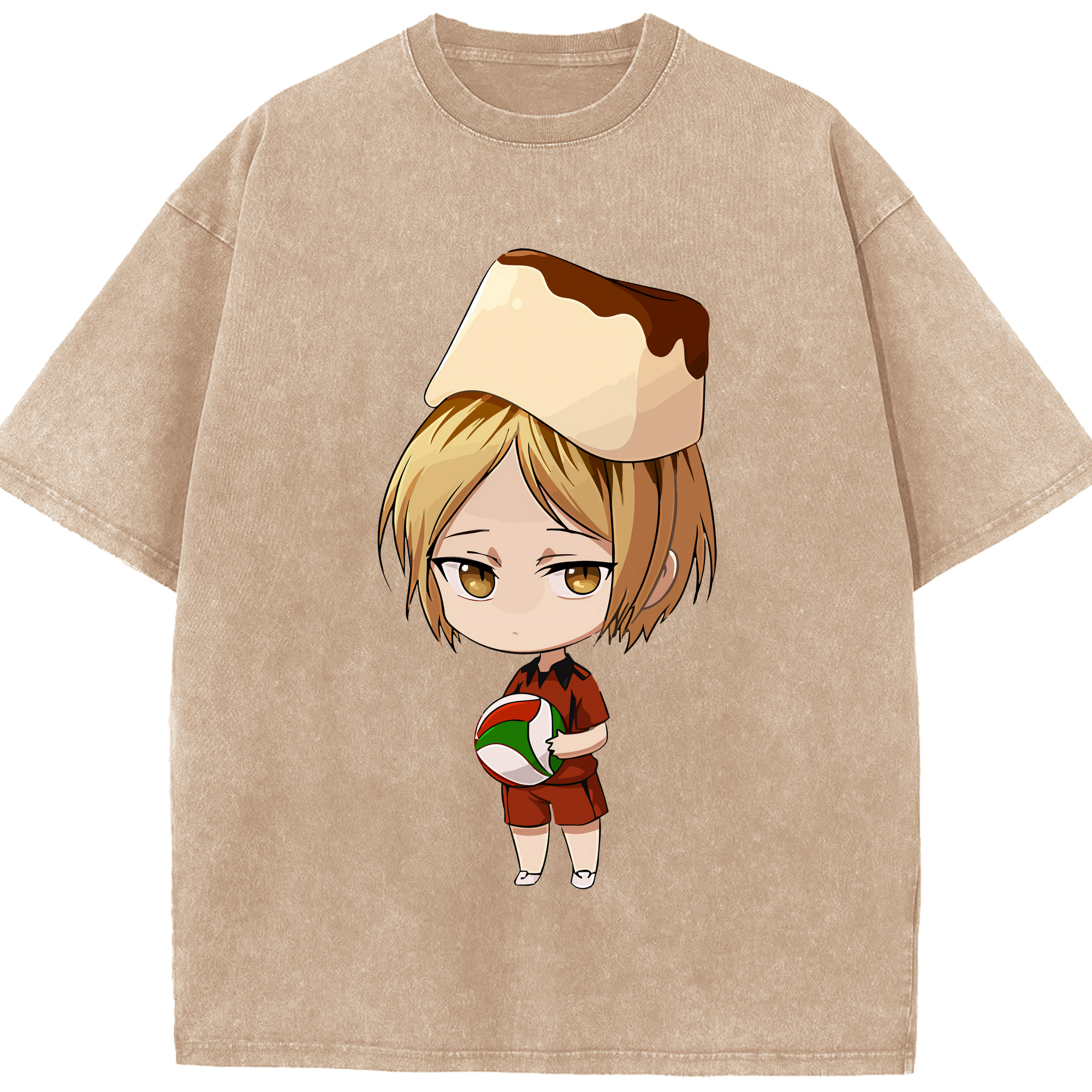 （画像用） ハイキュー!! Haikyu!! 綿100% ヴィンテージ風 半袖Tシャツ（フロントプリント）