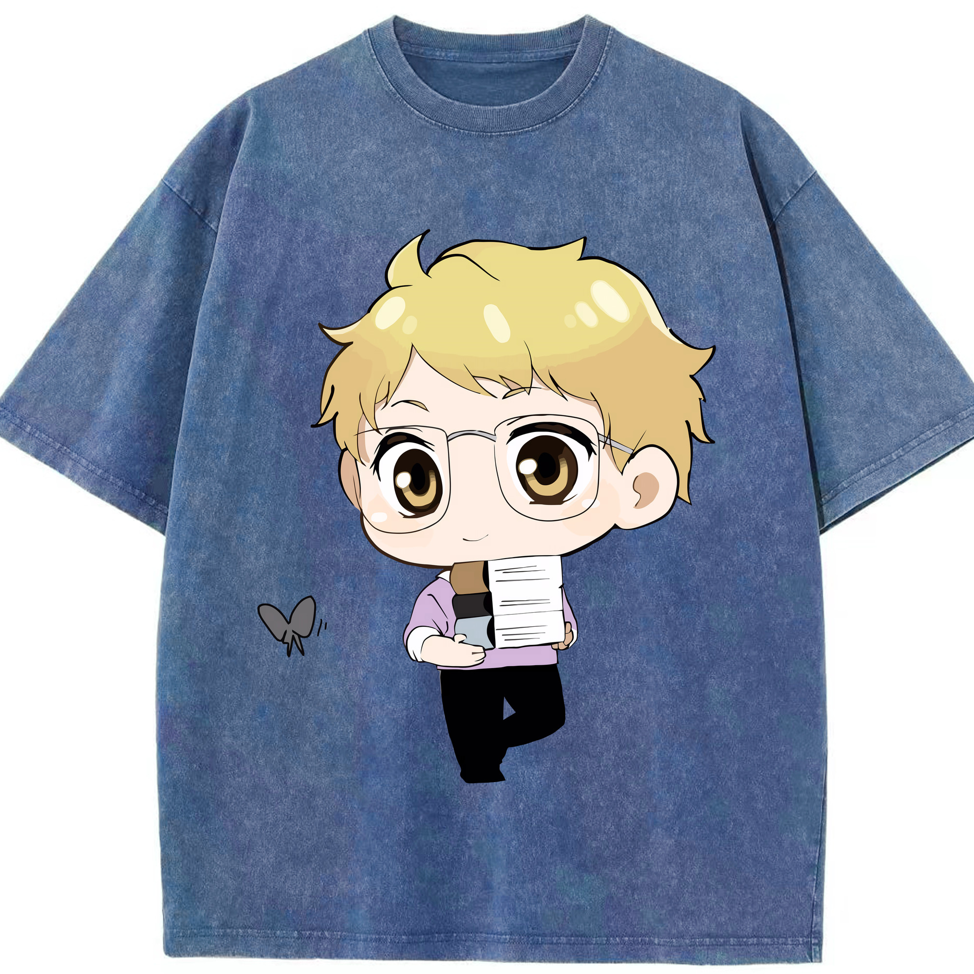 （画像用） ハイキュー!! Haikyu!! 綿100% ヴィンテージ風 半袖Tシャツ（フロントプリント）