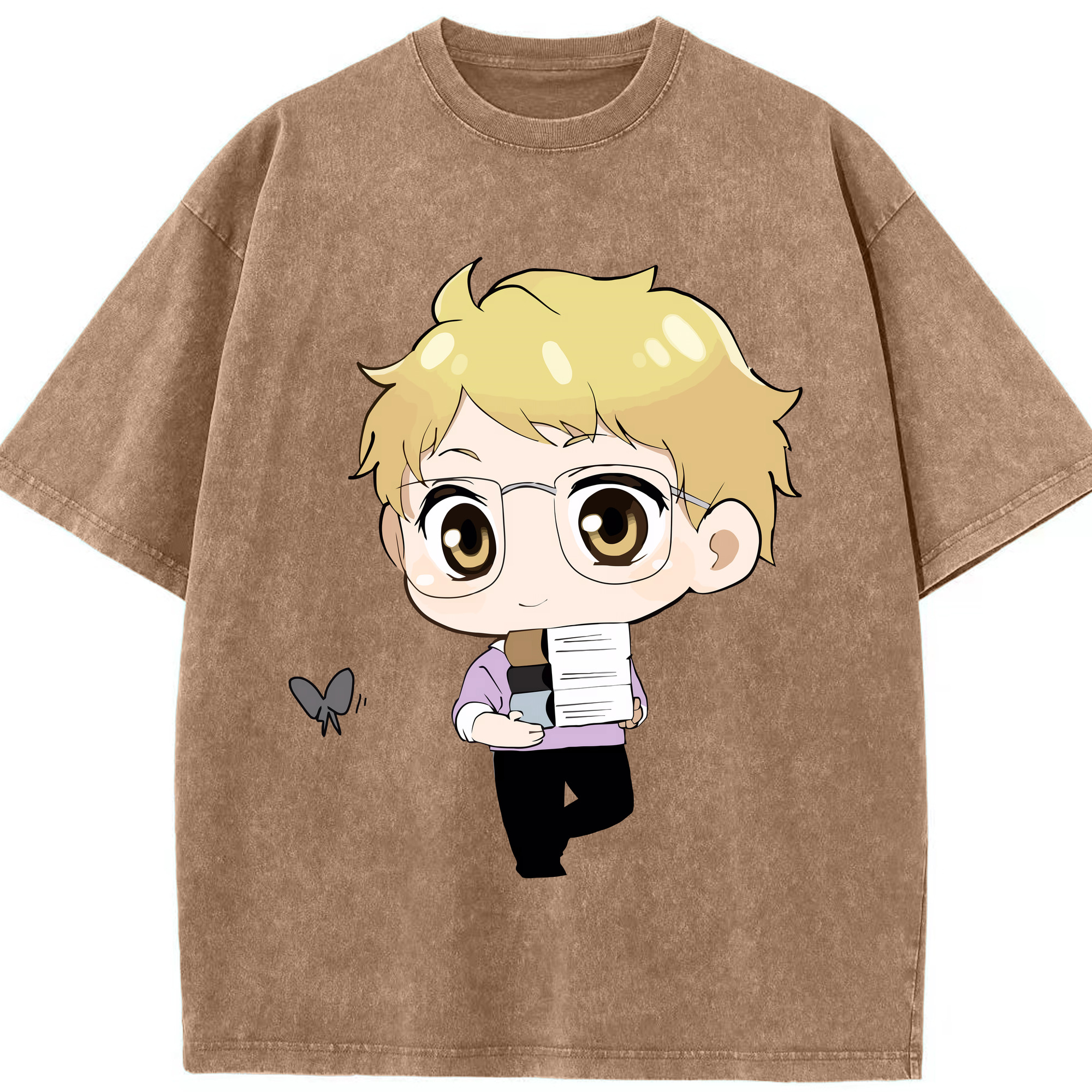 （画像用） ハイキュー!! Haikyu!! 綿100% ヴィンテージ風 半袖Tシャツ（フロントプリント）