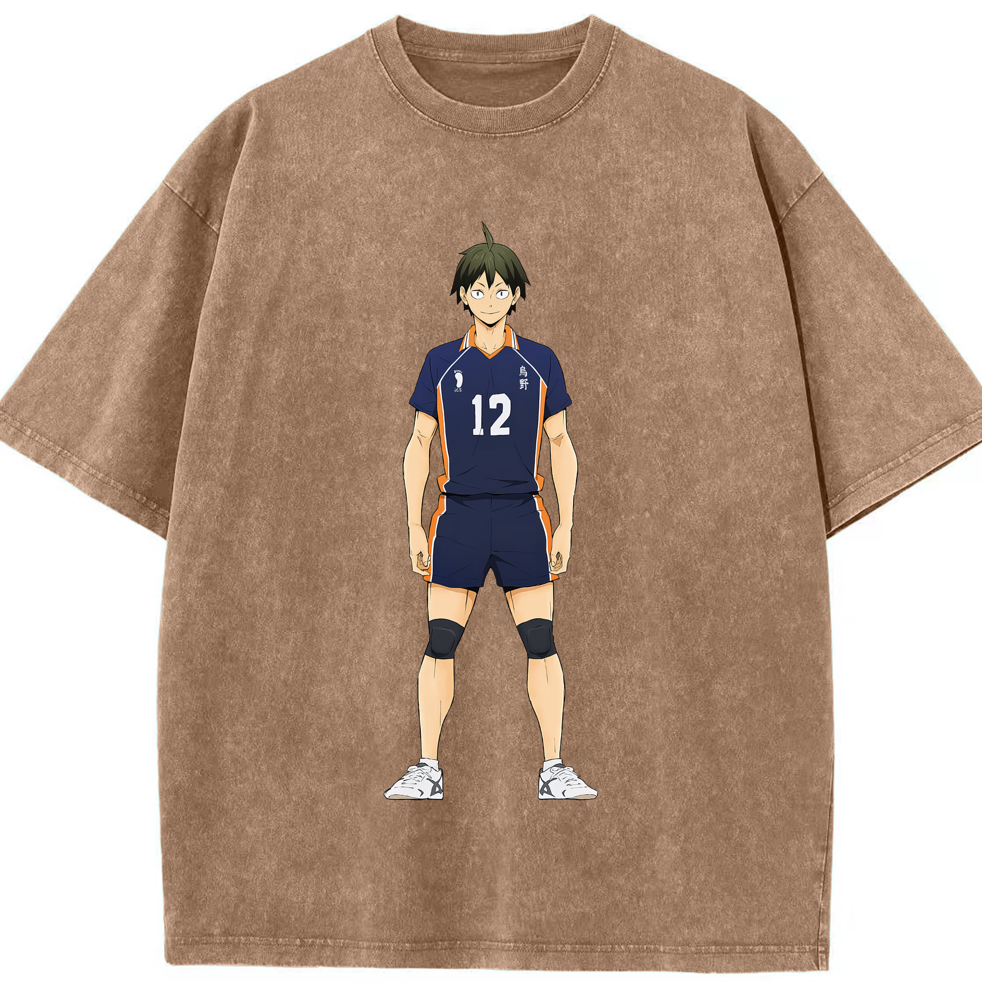 （画像用） ハイキュー!! Haikyu!! 綿100% ヴィンテージ風 半袖Tシャツ（フロントプリント）