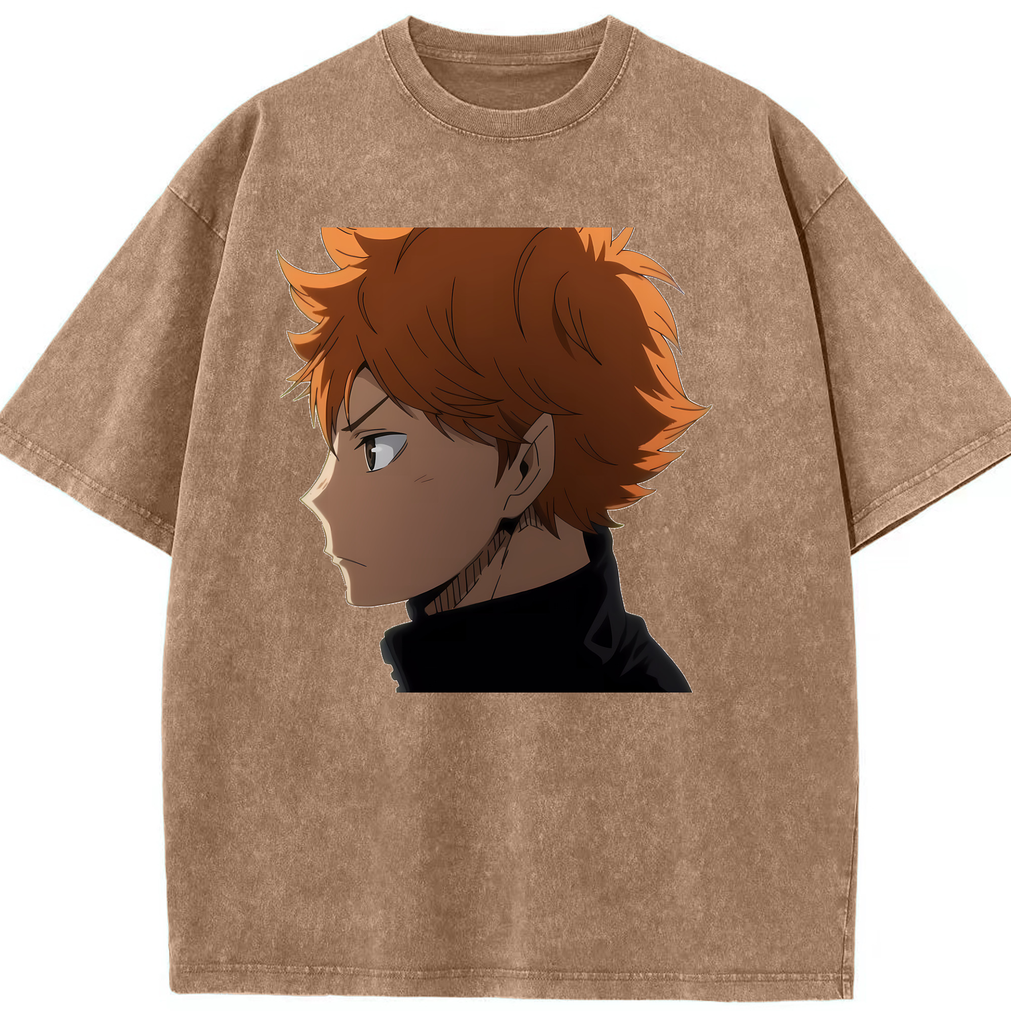（画像用） ハイキュー!! Haikyu!! 綿100% ヴィンテージ風 半袖Tシャツ（フロントプリント）