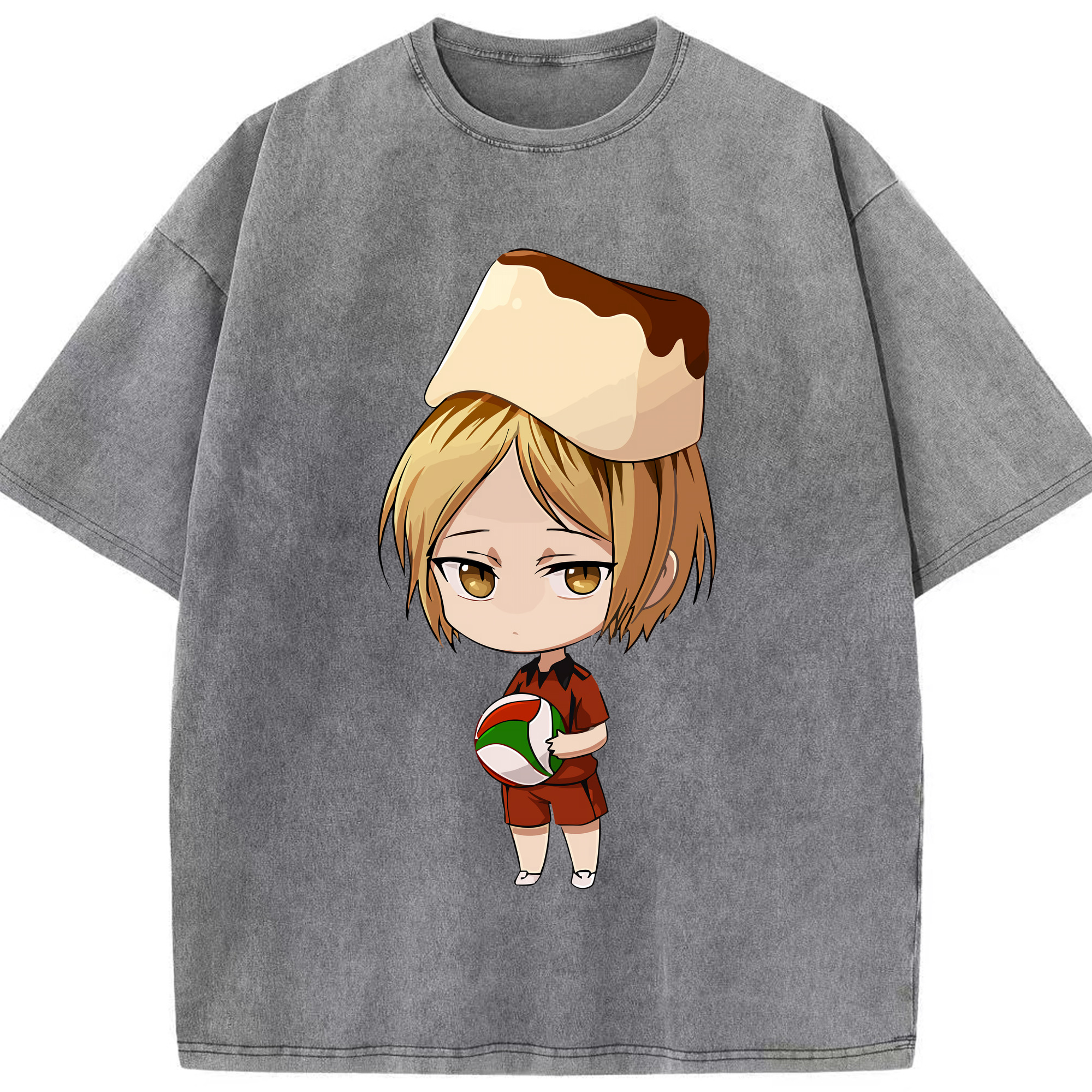 （画像用） ハイキュー!! Haikyu!! 綿100% ヴィンテージ風 半袖Tシャツ（フロントプリント）