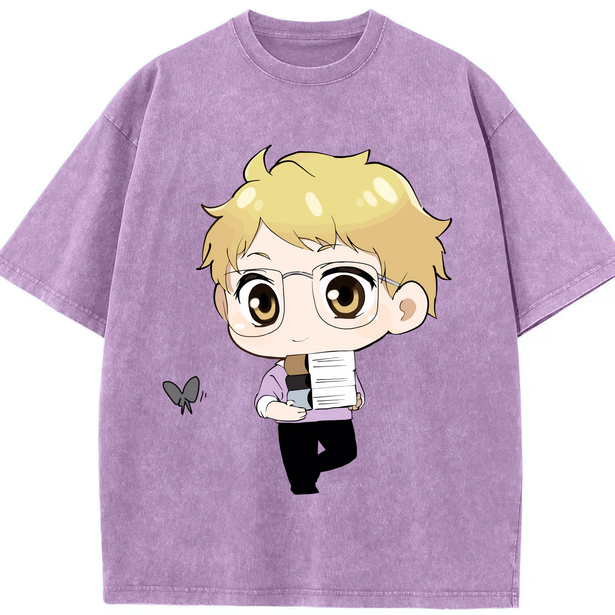 （画像用） ハイキュー!! Haikyu!! 綿100% ヴィンテージ風 半袖Tシャツ（フロントプリント）