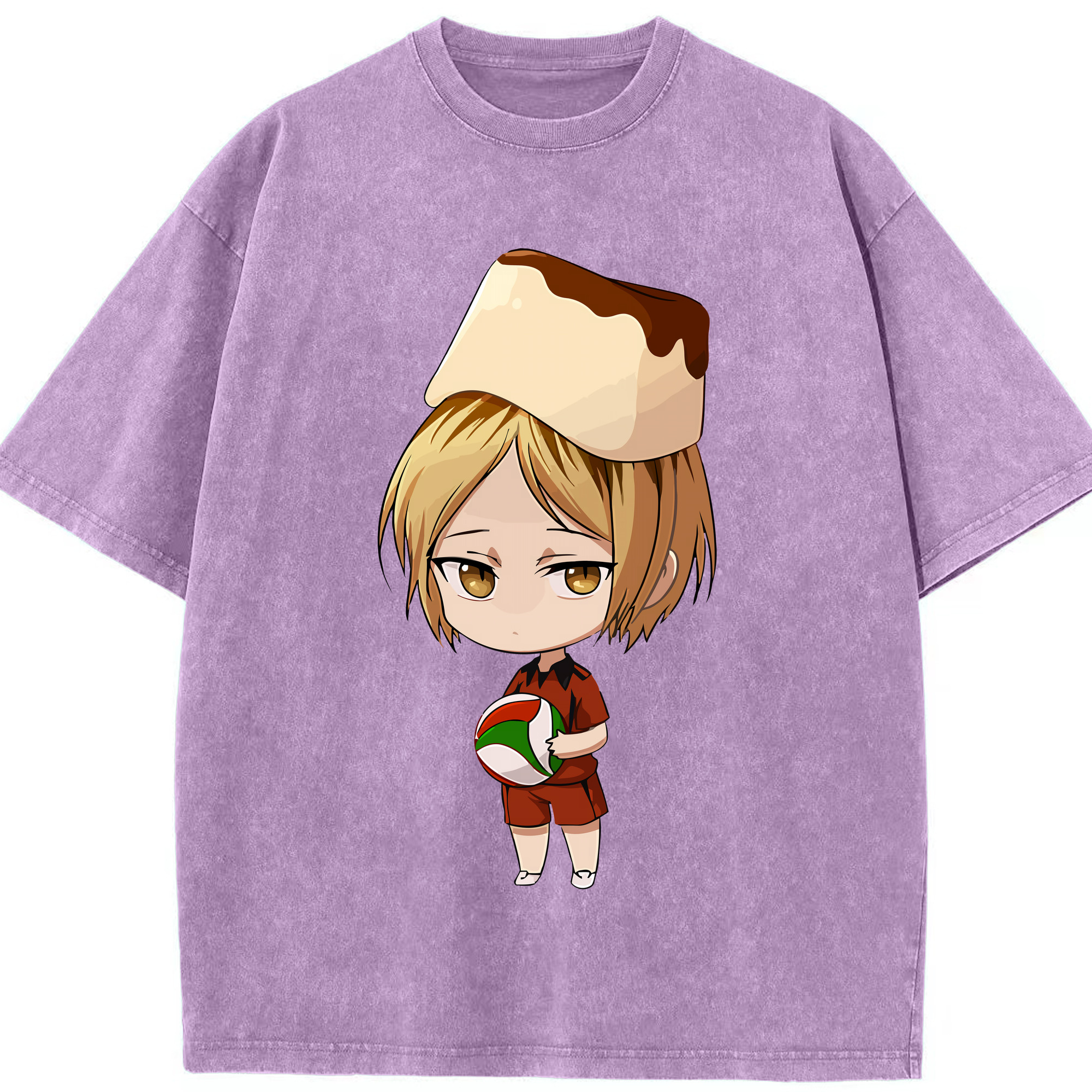 （画像用） ハイキュー!! Haikyu!! 綿100% ヴィンテージ風 半袖Tシャツ（フロントプリント）