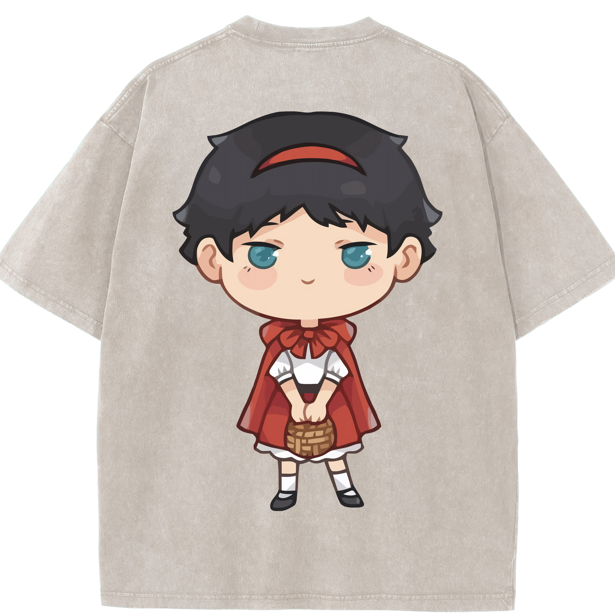 （画像用） ハイキュー!! Haikyu!! 綿100% ヴィンテージ風 半袖Tシャツ（背面プリント）