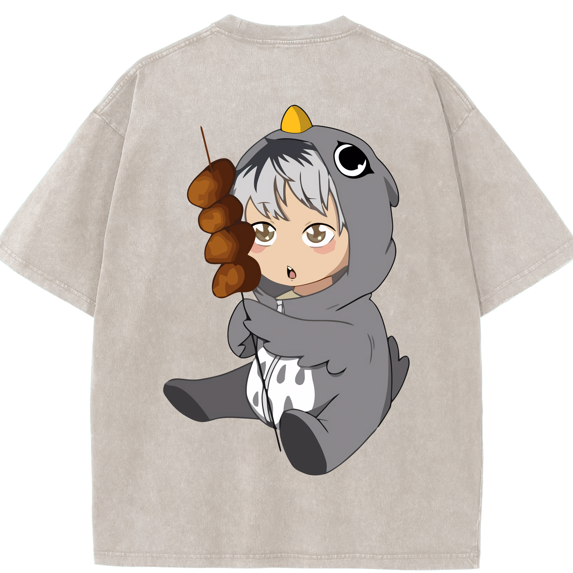 （画像用） ハイキュー!! Haikyu!! 綿100% ヴィンテージ風 半袖Tシャツ（背面プリント）