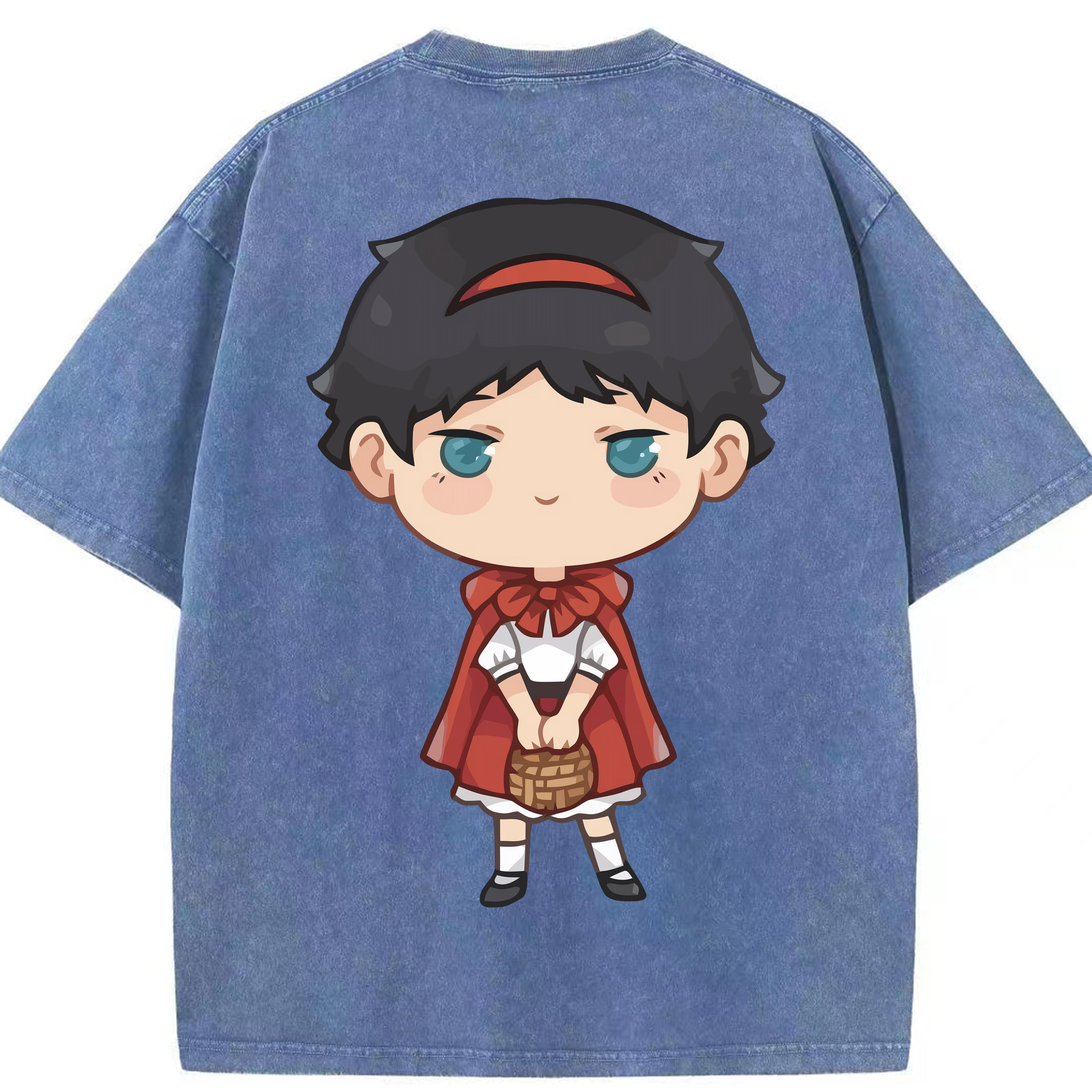 （画像用） ハイキュー!! Haikyu!! 綿100% ヴィンテージ風 半袖Tシャツ（背面プリント）