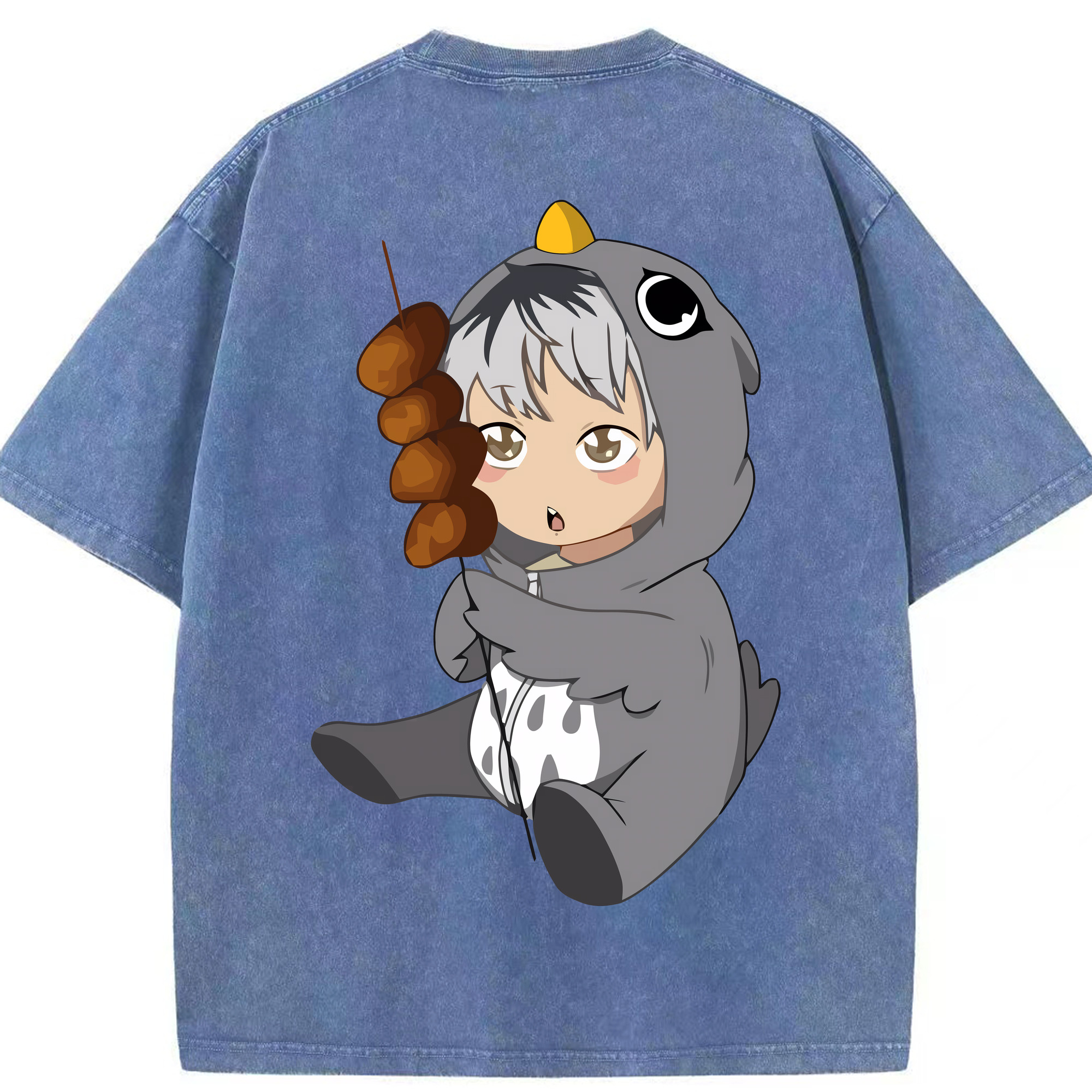 （画像用） ハイキュー!! Haikyu!! 綿100% ヴィンテージ風 半袖Tシャツ（背面プリント）