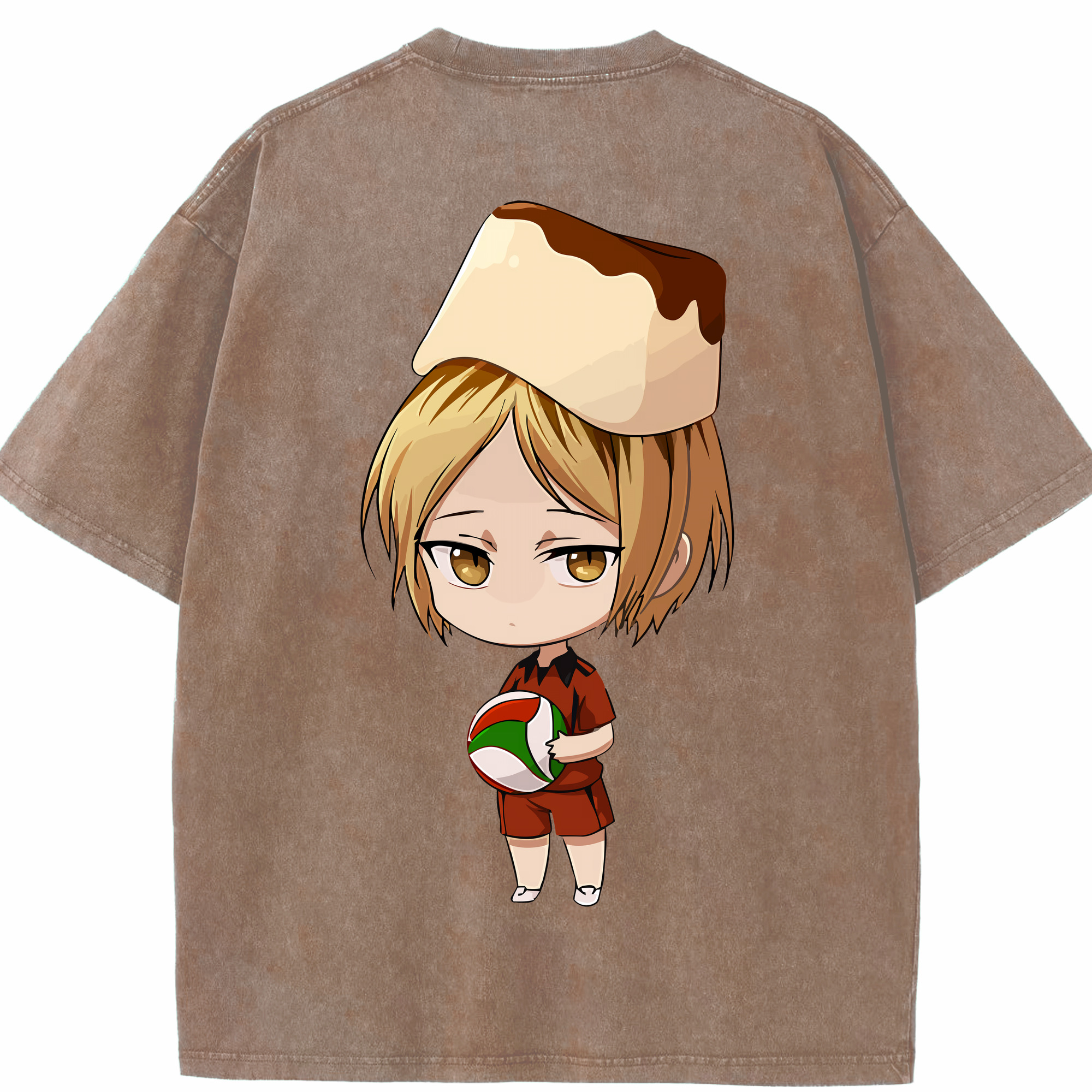 （画像用） ハイキュー!! Haikyu!! 綿100% ヴィンテージ風 半袖Tシャツ（背面プリント）