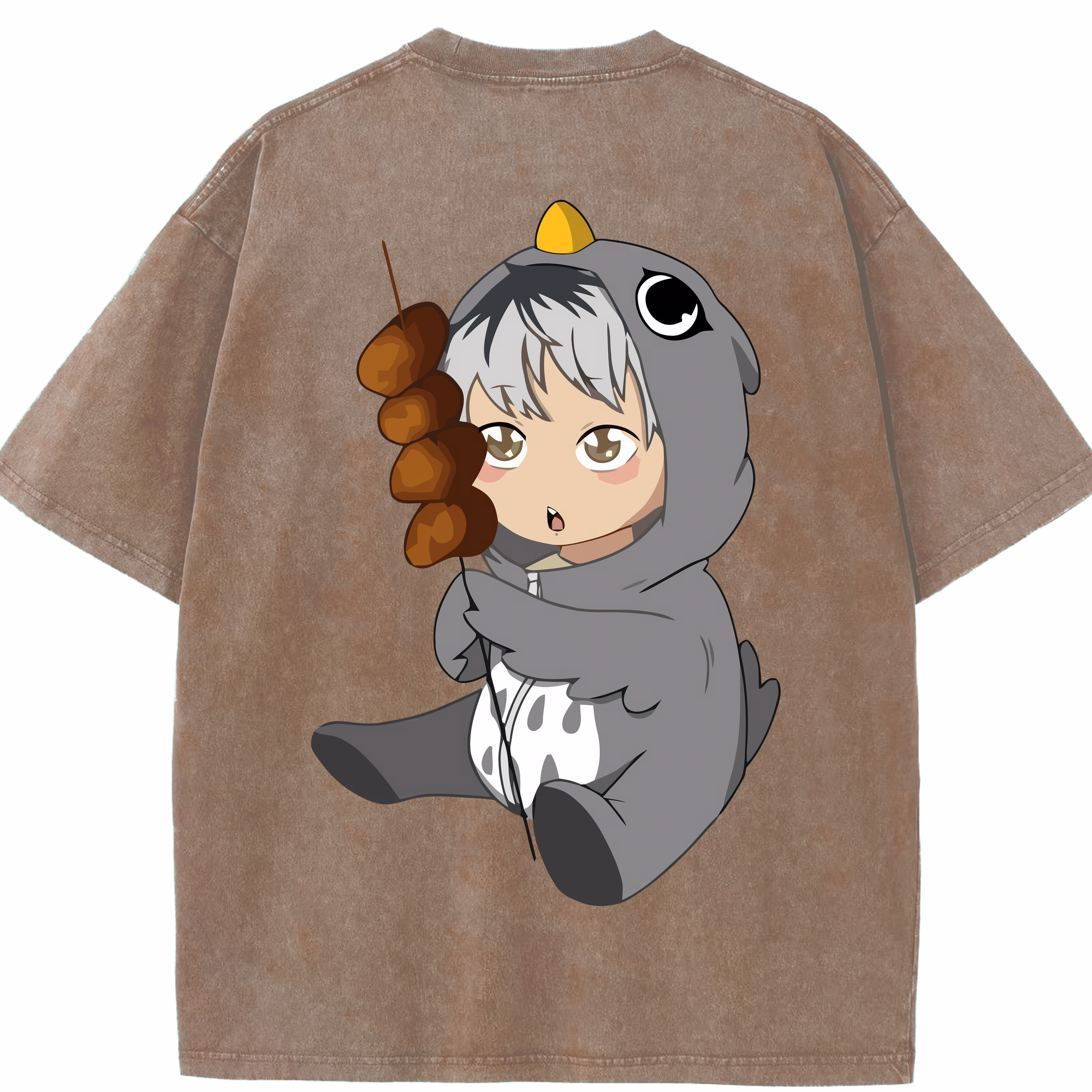 （画像用） ハイキュー!! Haikyu!! 綿100% ヴィンテージ風 半袖Tシャツ（背面プリント）