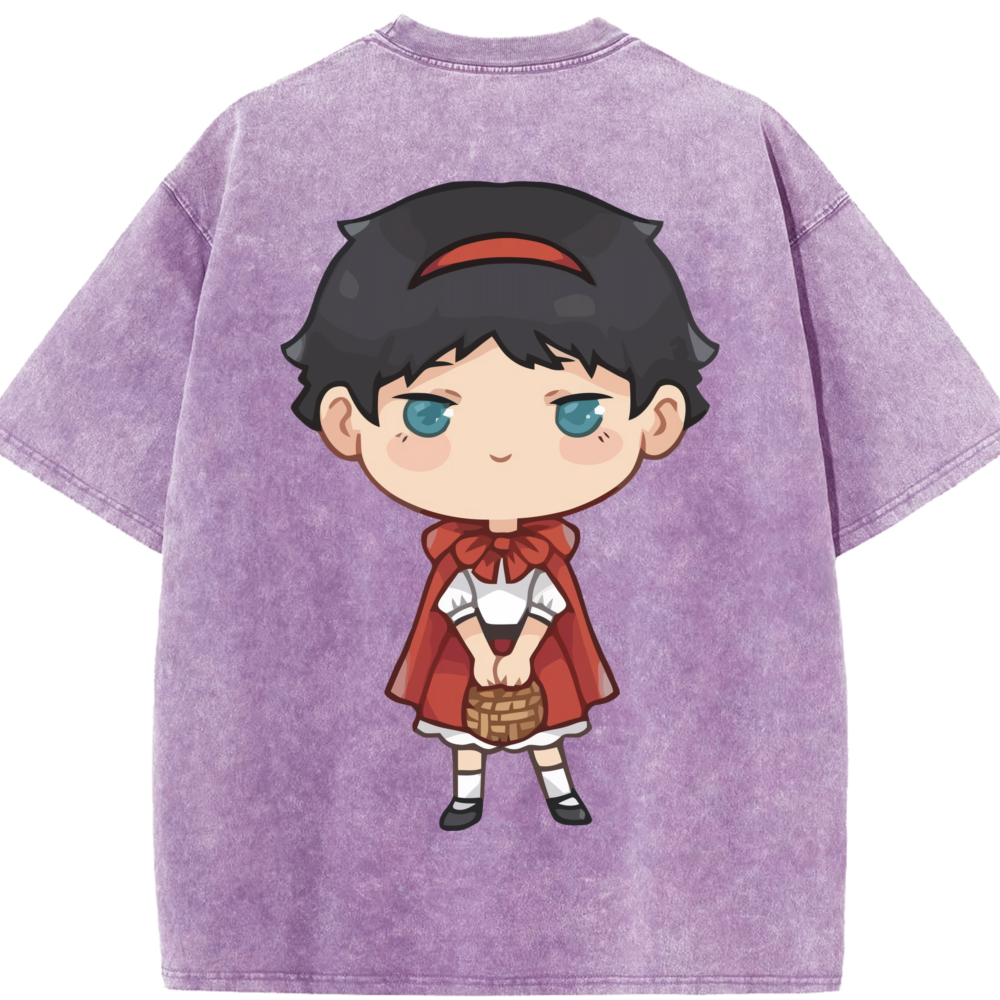（画像用） ハイキュー!! Haikyu!! 綿100% ヴィンテージ風 半袖Tシャツ（背面プリント）