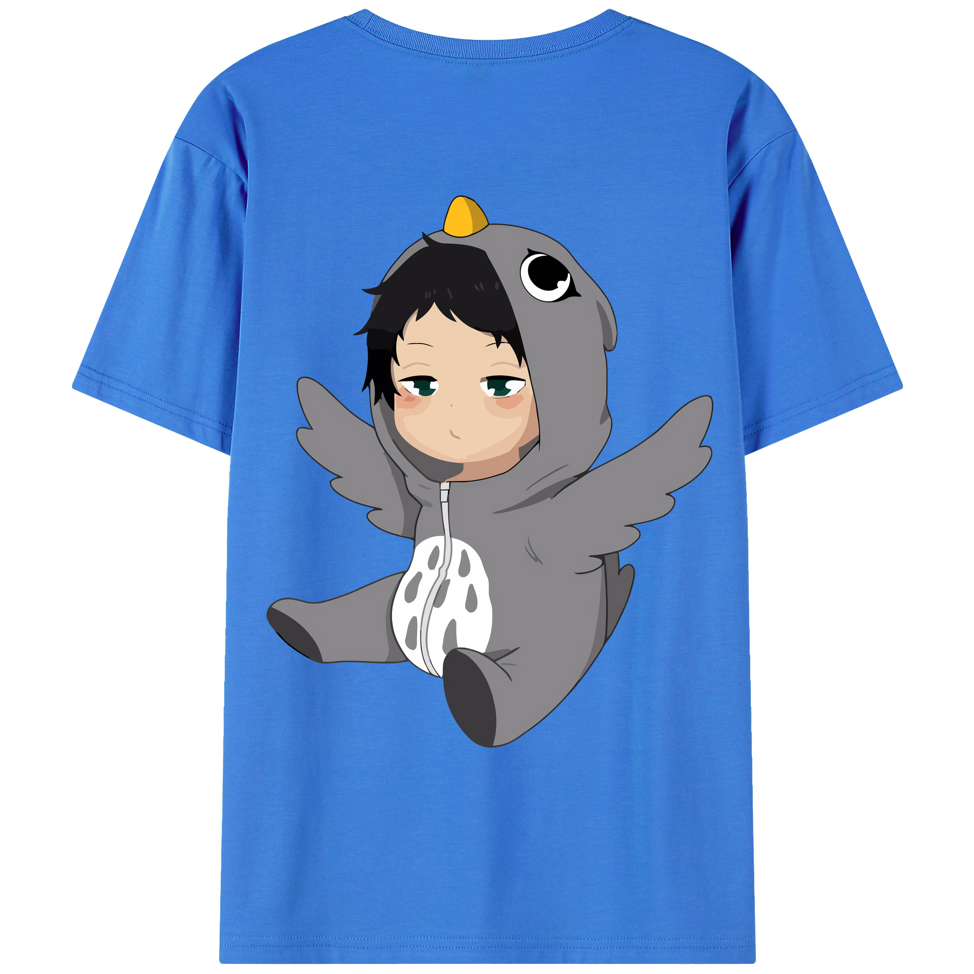 （画像用） ハイキュー!! Haikyu!! 綿100％ メンズ半袖Tシャツ（バックプリント） 通気性