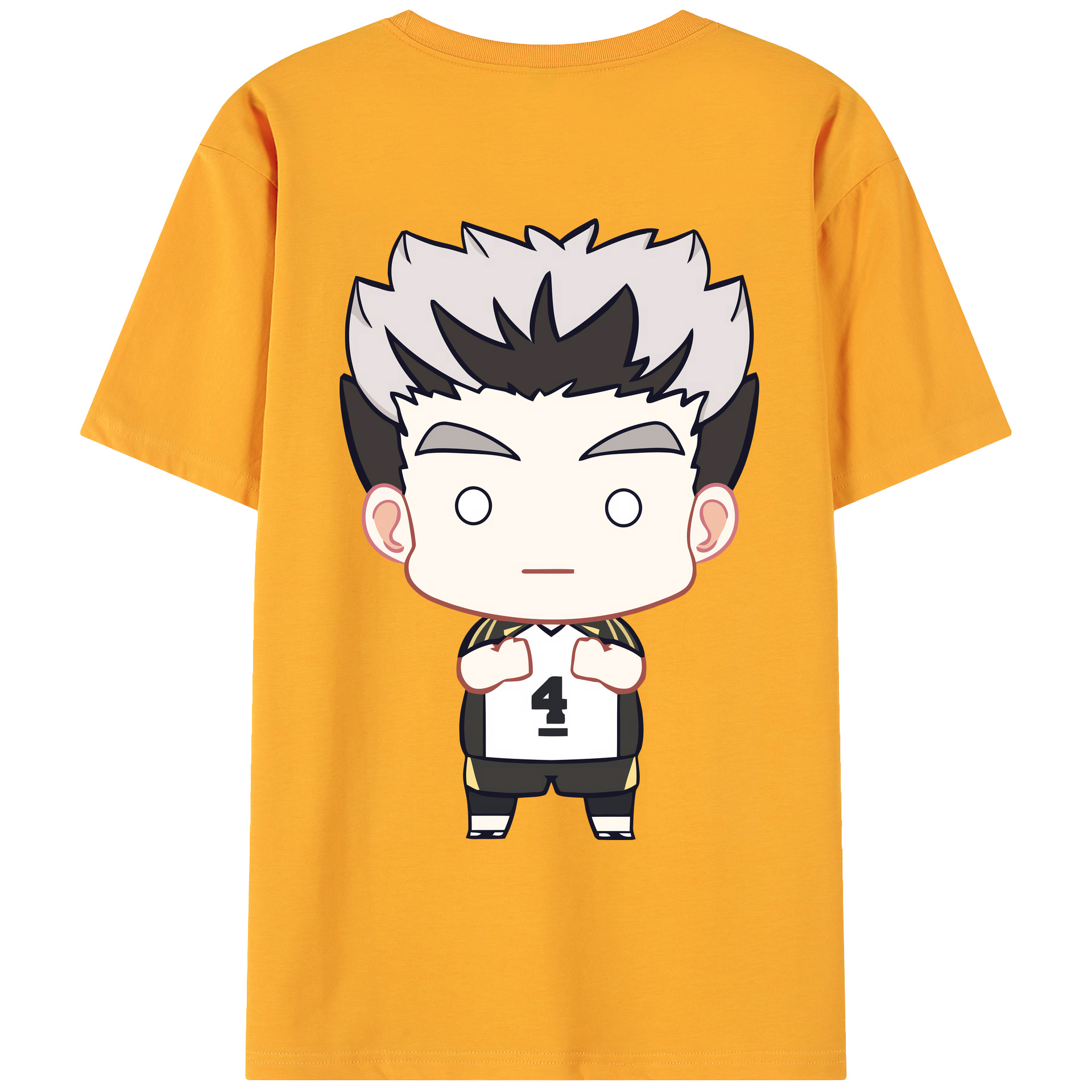 （画像用） ハイキュー!! Haikyu!! 綿100％ メンズ半袖Tシャツ（バックプリント） 通気性