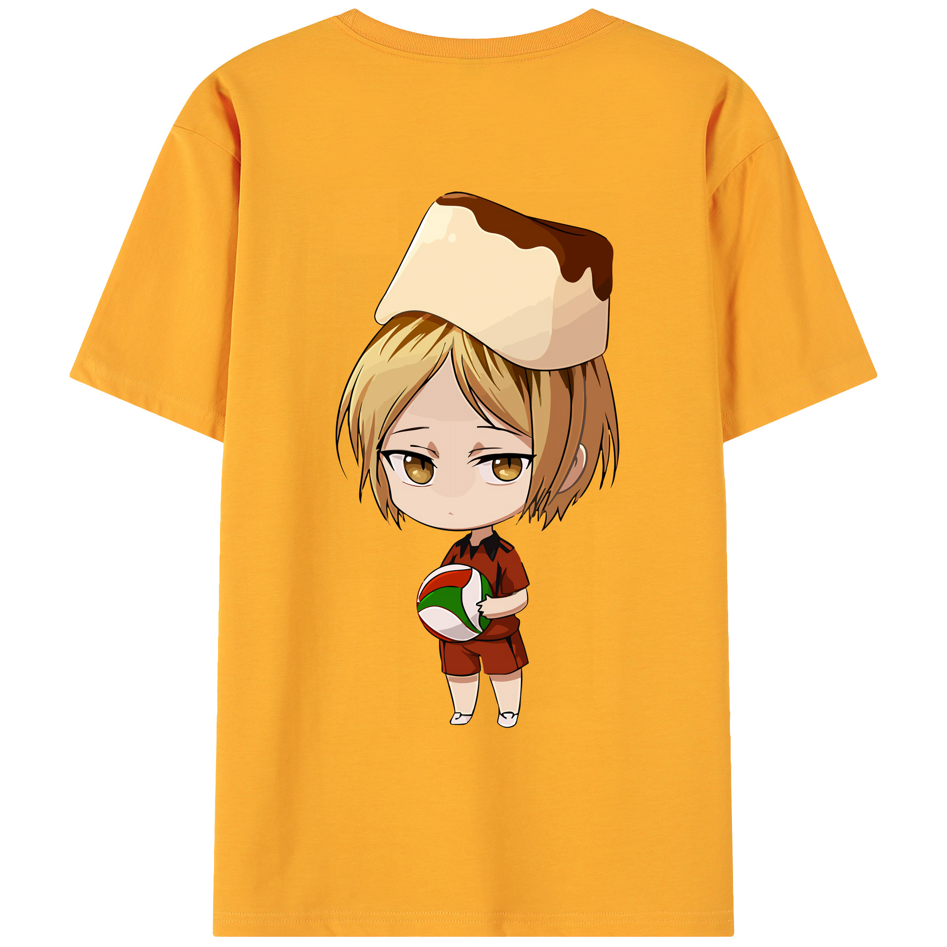 （画像用） ハイキュー!! Haikyu!! 綿100％ メンズ半袖Tシャツ（バックプリント） 通気性