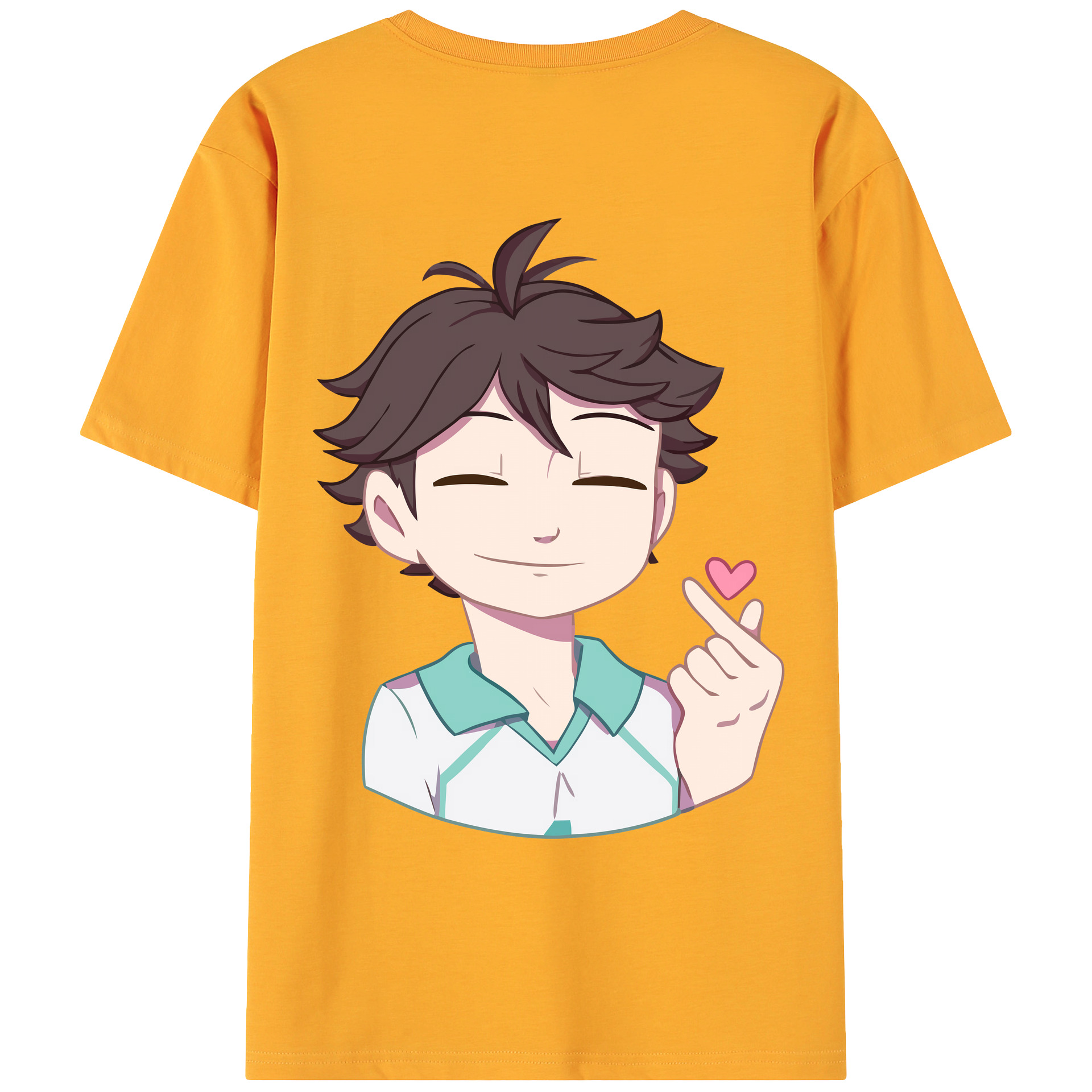（画像用） ハイキュー!! Haikyu!! 綿100％ メンズ半袖Tシャツ（バックプリント） 通気性