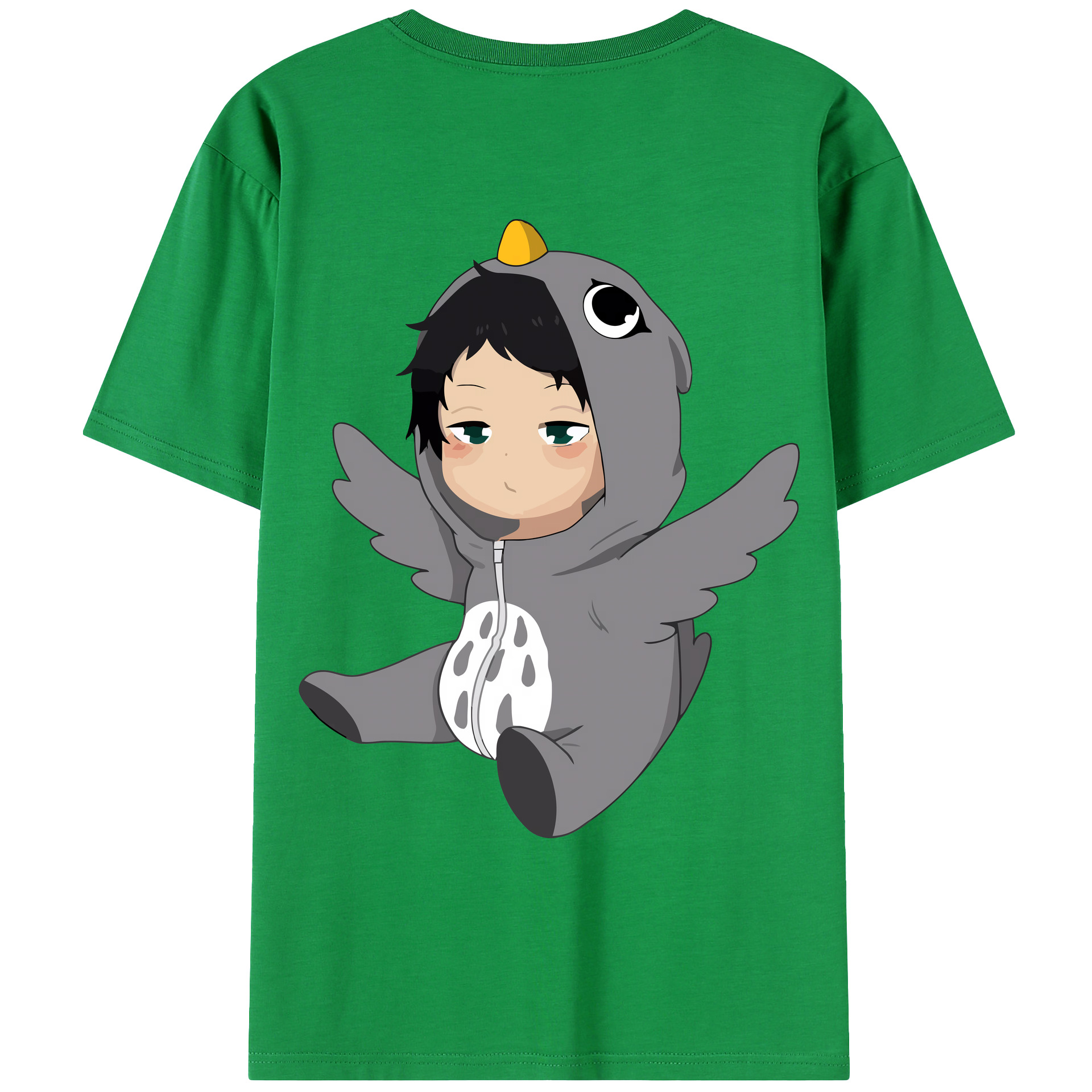 （画像用） ハイキュー!! Haikyu!! 綿100％ メンズ半袖Tシャツ（バックプリント） 通気性