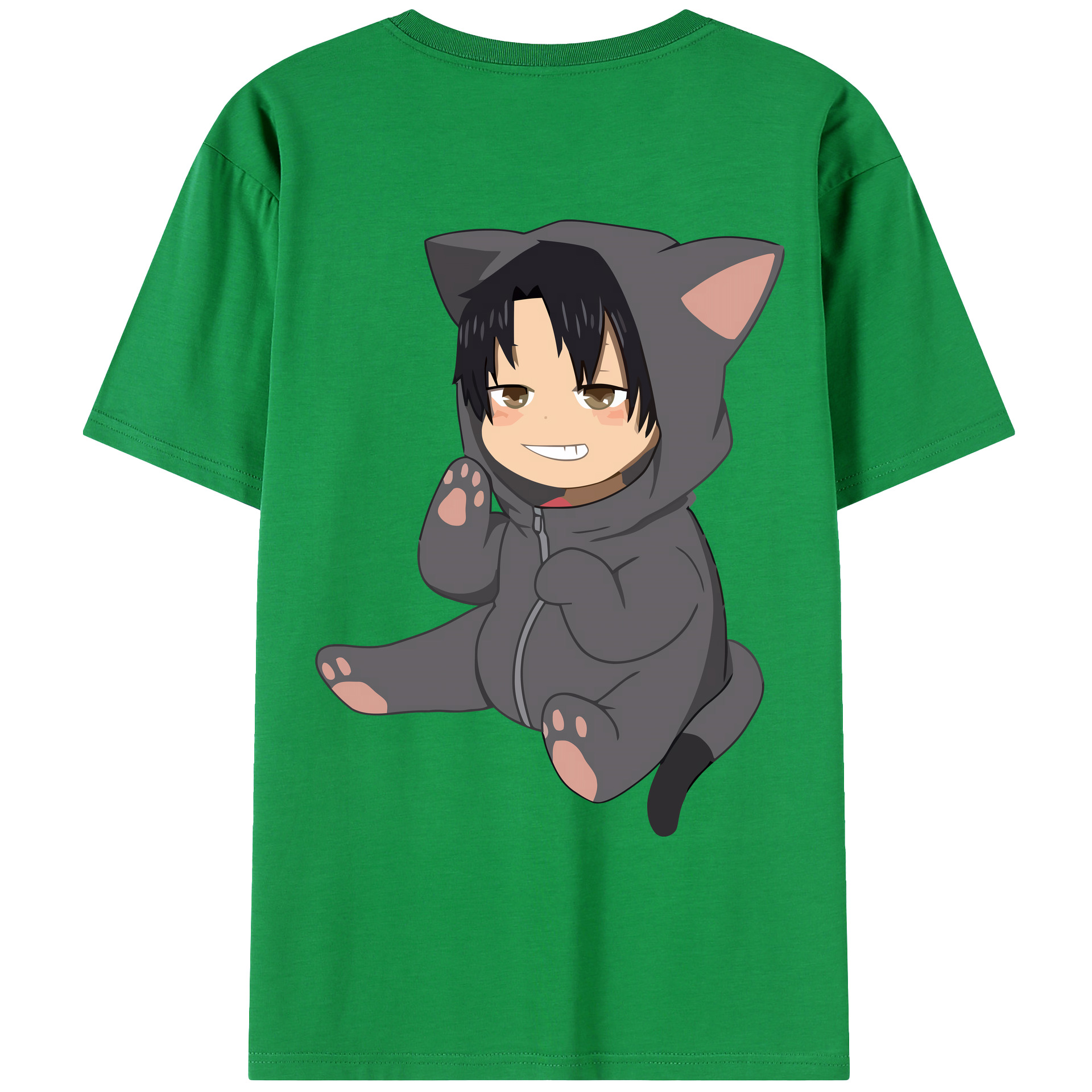 （画像用） ハイキュー!! Haikyu!! 綿100％ メンズ半袖Tシャツ（バックプリント） 通気性