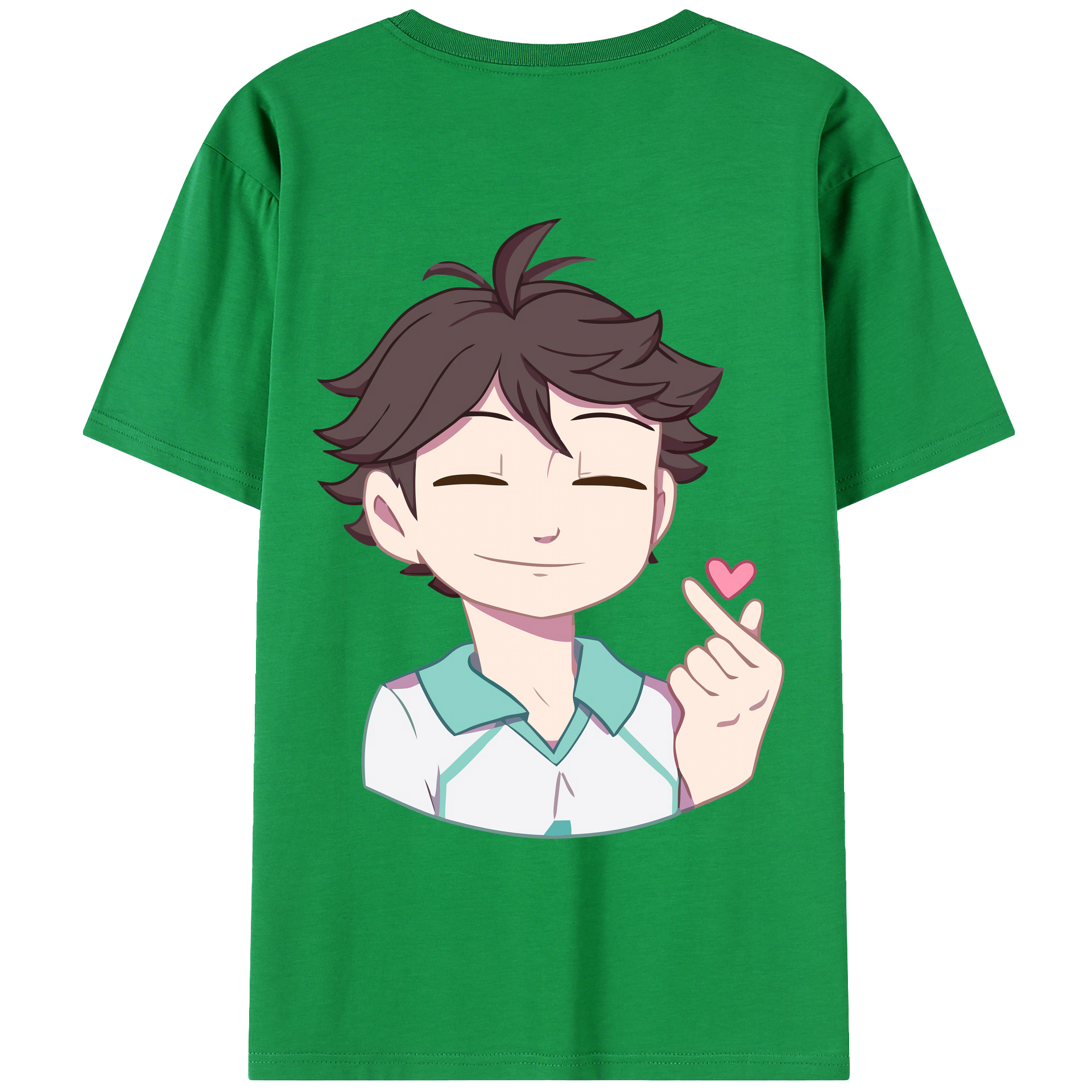 （画像用） ハイキュー!! Haikyu!! 綿100％ メンズ半袖Tシャツ（バックプリント） 通気性