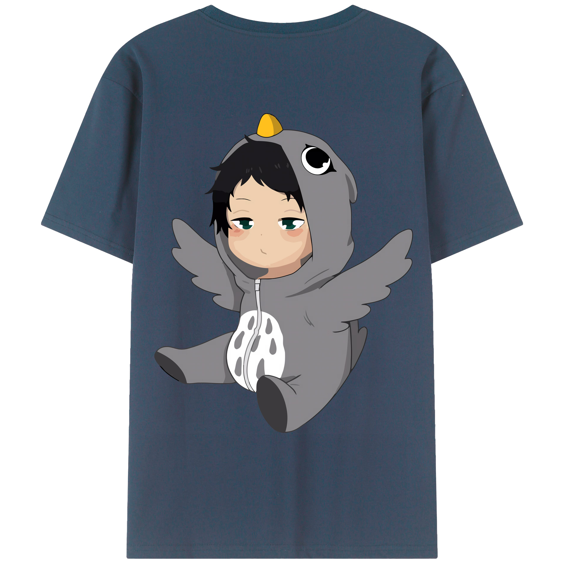 （画像用） ハイキュー!! Haikyu!! 綿100％ メンズ半袖Tシャツ（バックプリント） 通気性