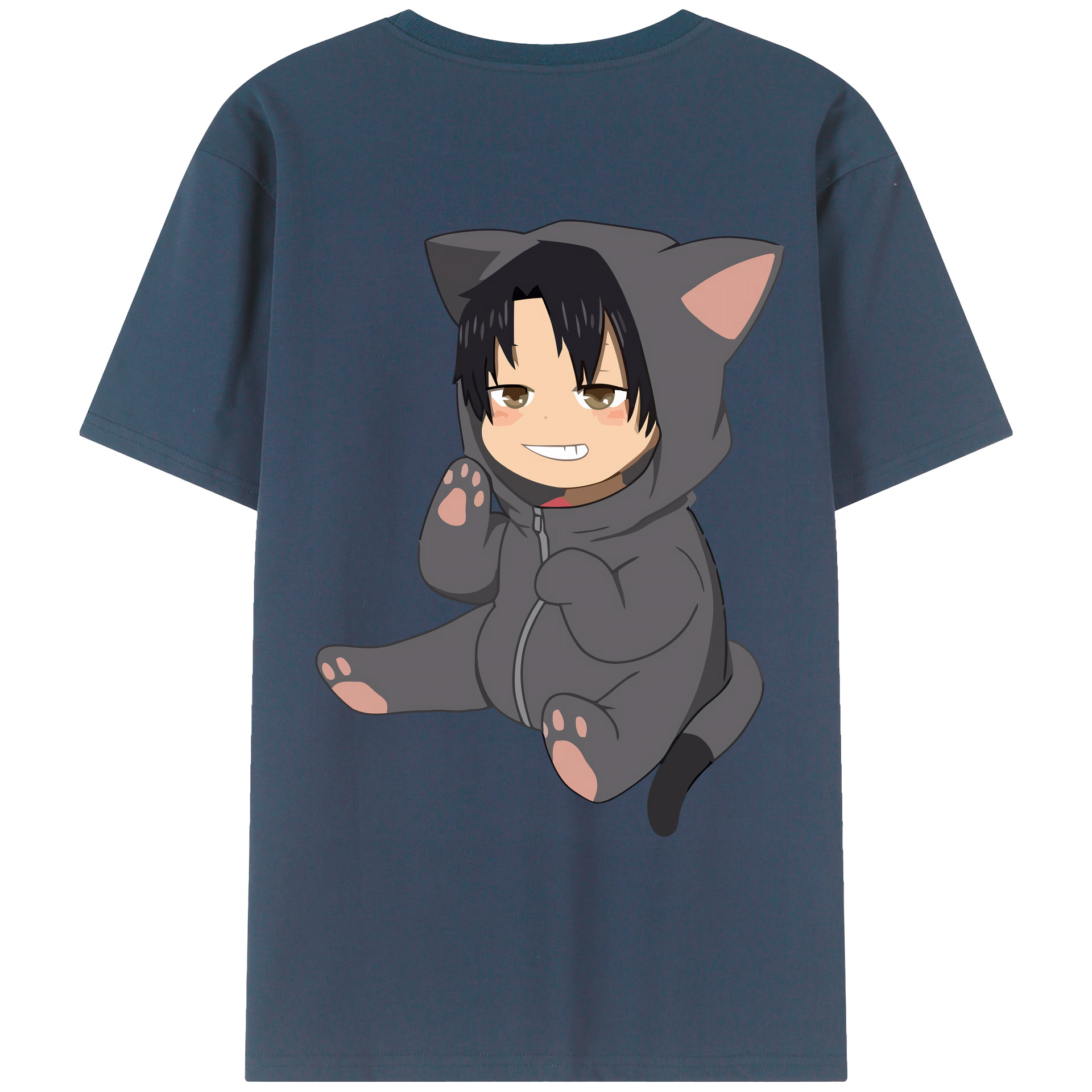 （画像用） ハイキュー!! Haikyu!! 綿100％ メンズ半袖Tシャツ（バックプリント） 通気性