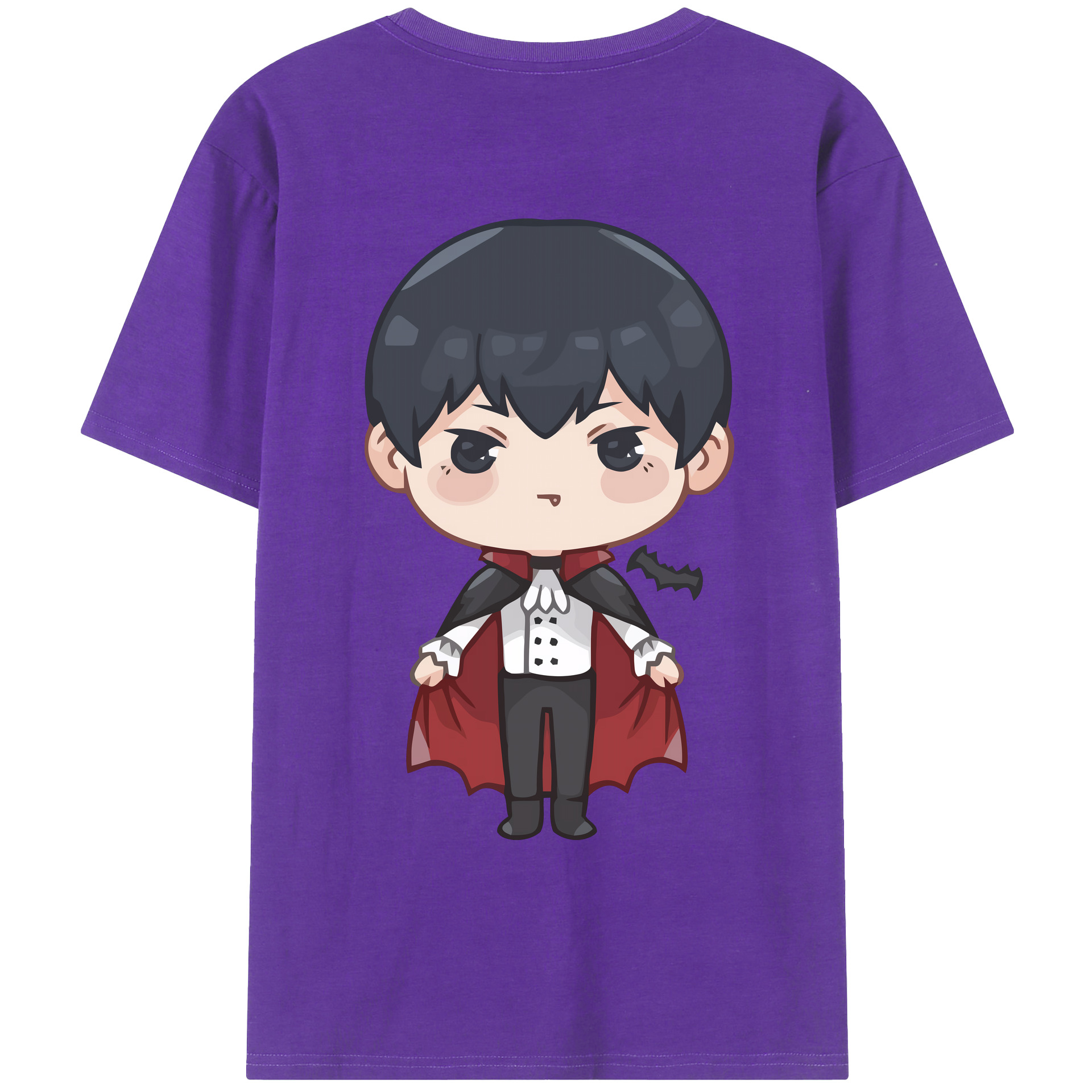 （画像用） ハイキュー!! Haikyu!! 綿100％ メンズ半袖Tシャツ（バックプリント） 通気性