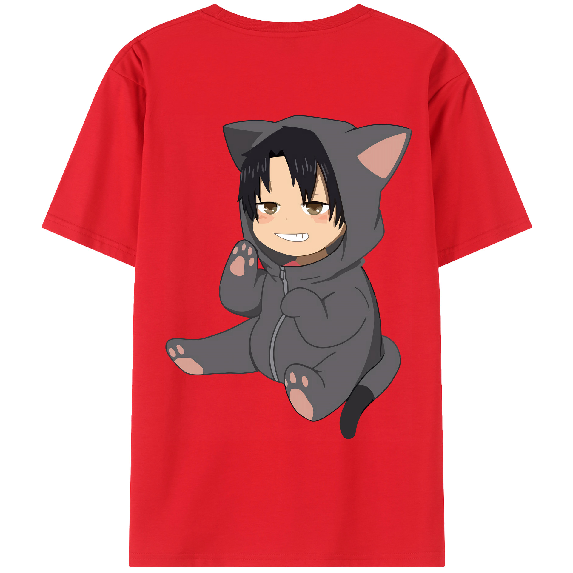 （画像用） ハイキュー!! Haikyu!! 綿100％ メンズ半袖Tシャツ（バックプリント） 通気性