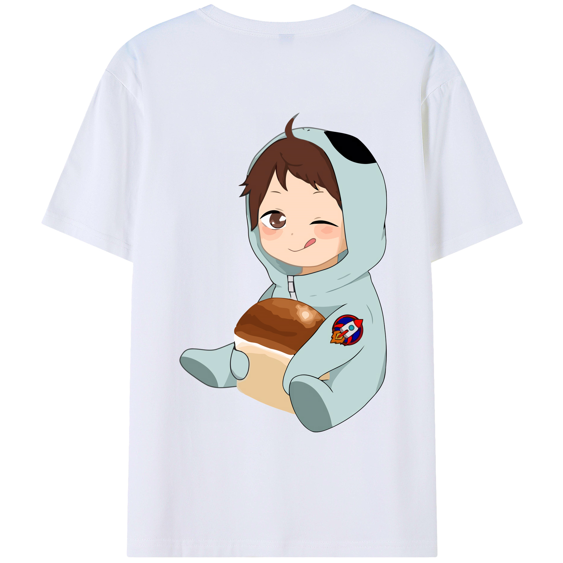 （画像用） ハイキュー!! Haikyu!! 綿100％ メンズ半袖Tシャツ（バックプリント） 通気性