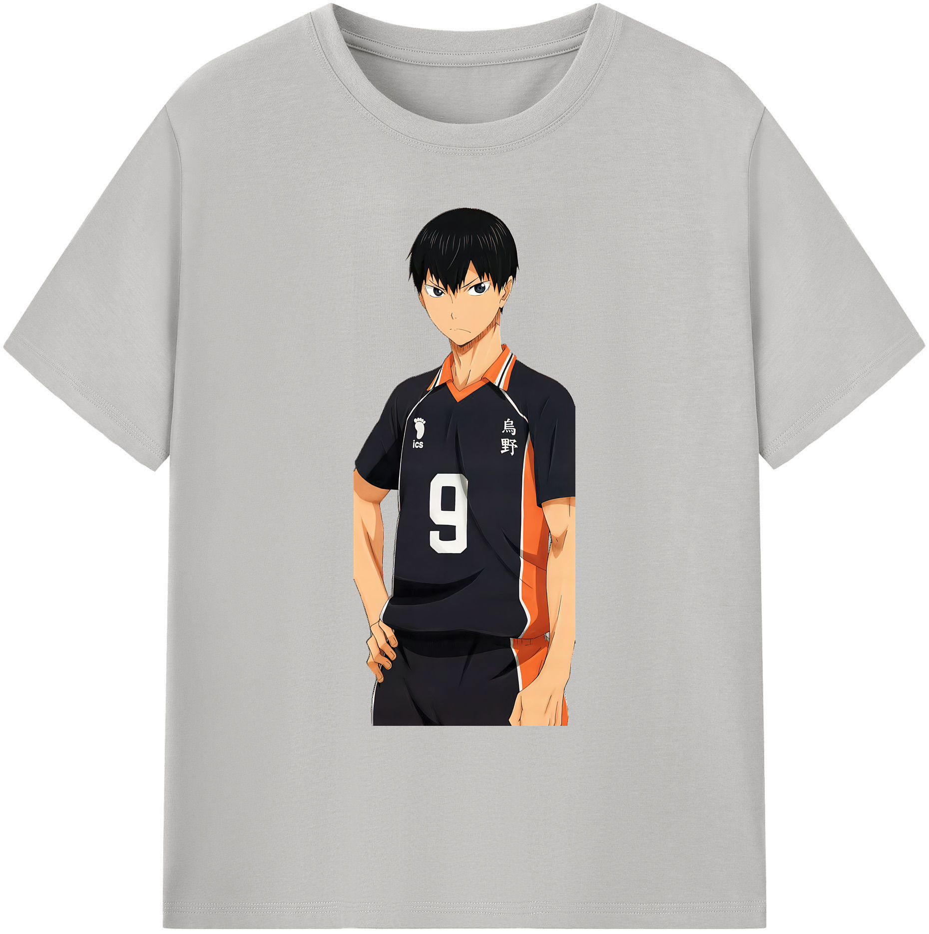 （画像用） ハイキュー!! Haikyu!! 綿100％ メンズ半袖Tシャツ｜肌触りやわらか＆通気性