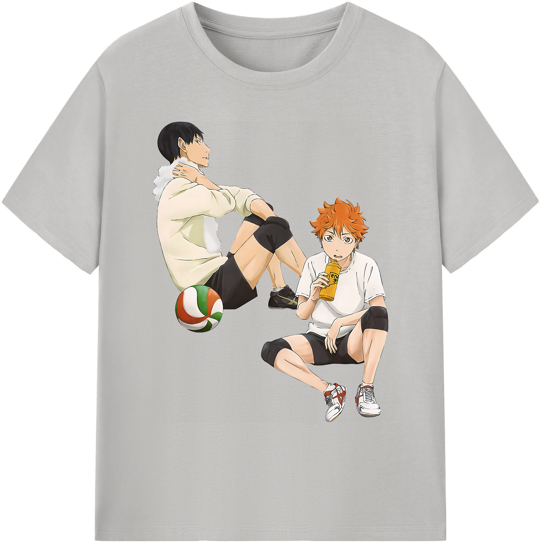（画像用） ハイキュー!! Haikyu!! 綿100％ メンズ半袖Tシャツ｜肌触りやわらか＆通気性