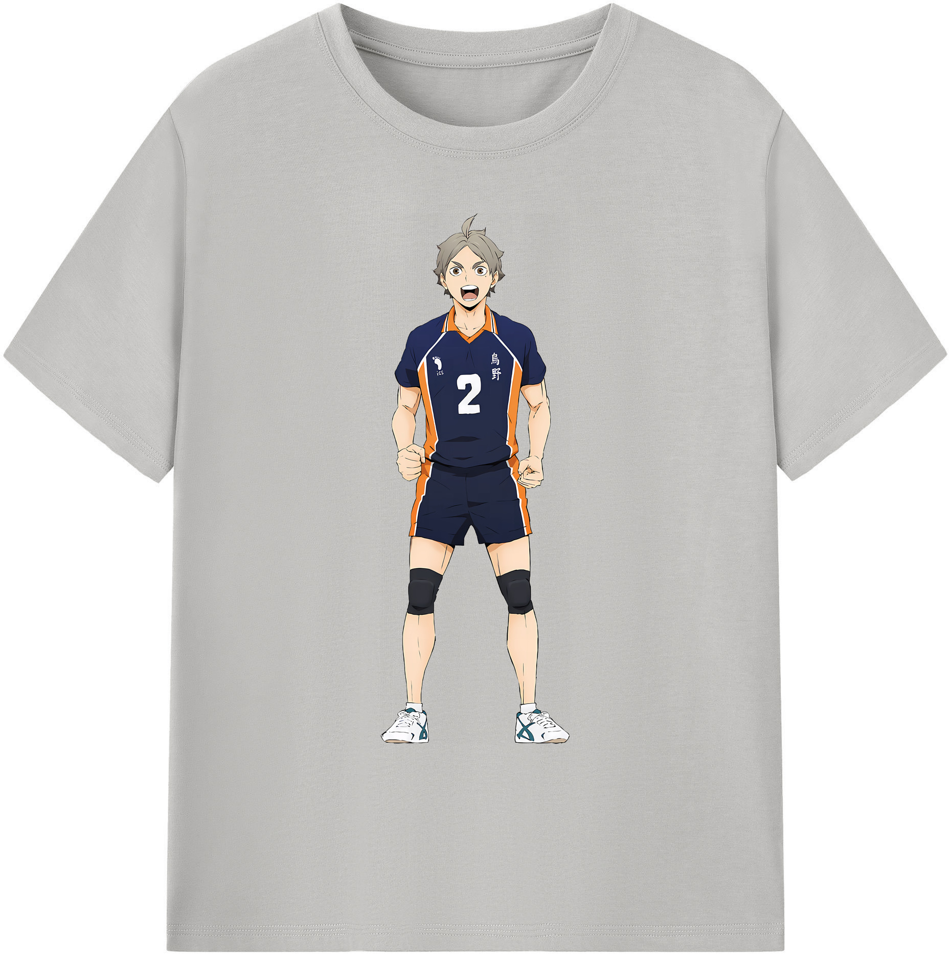 （画像用） ハイキュー!! Haikyu!! 綿100％ メンズ半袖Tシャツ｜肌触りやわらか＆通気性