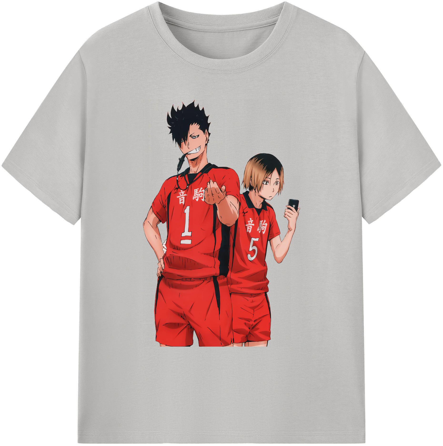 （画像用） ハイキュー!! Haikyu!! 綿100％ メンズ半袖Tシャツ｜肌触りやわらか＆通気性
