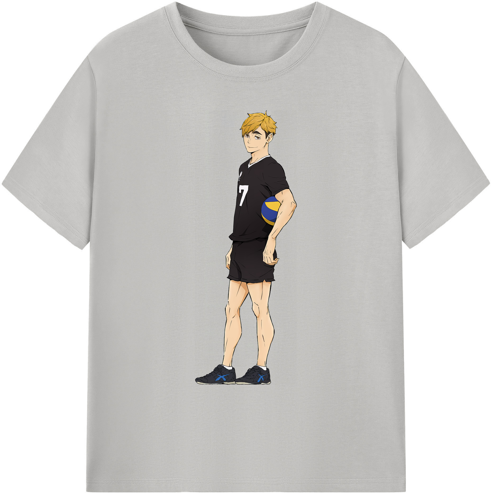 （画像用） ハイキュー!! Haikyu!! 綿100％ メンズ半袖Tシャツ｜肌触りやわらか＆通気性