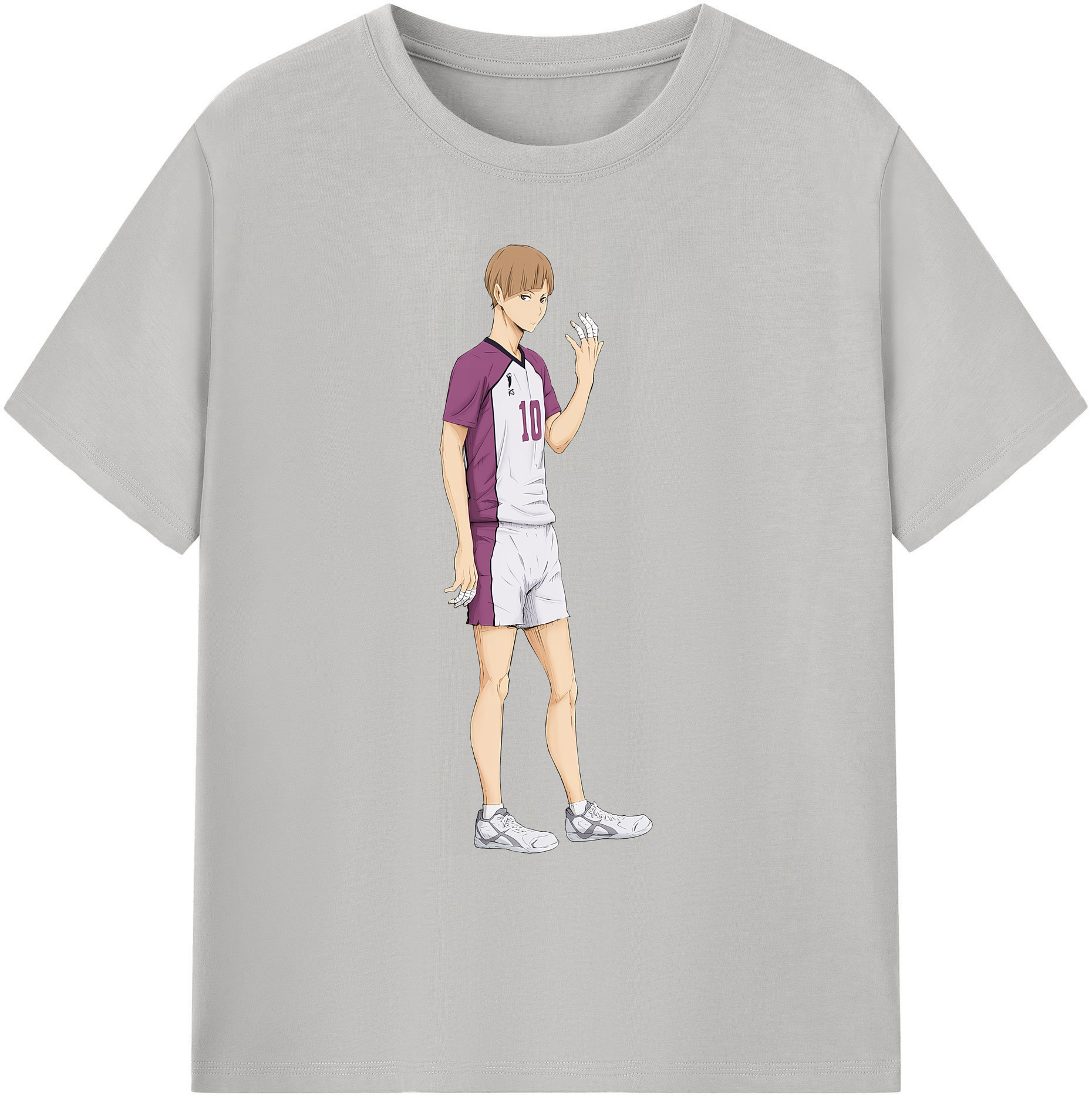 （画像用） ハイキュー!! Haikyu!! 綿100％ メンズ半袖Tシャツ｜肌触りやわらか＆通気性