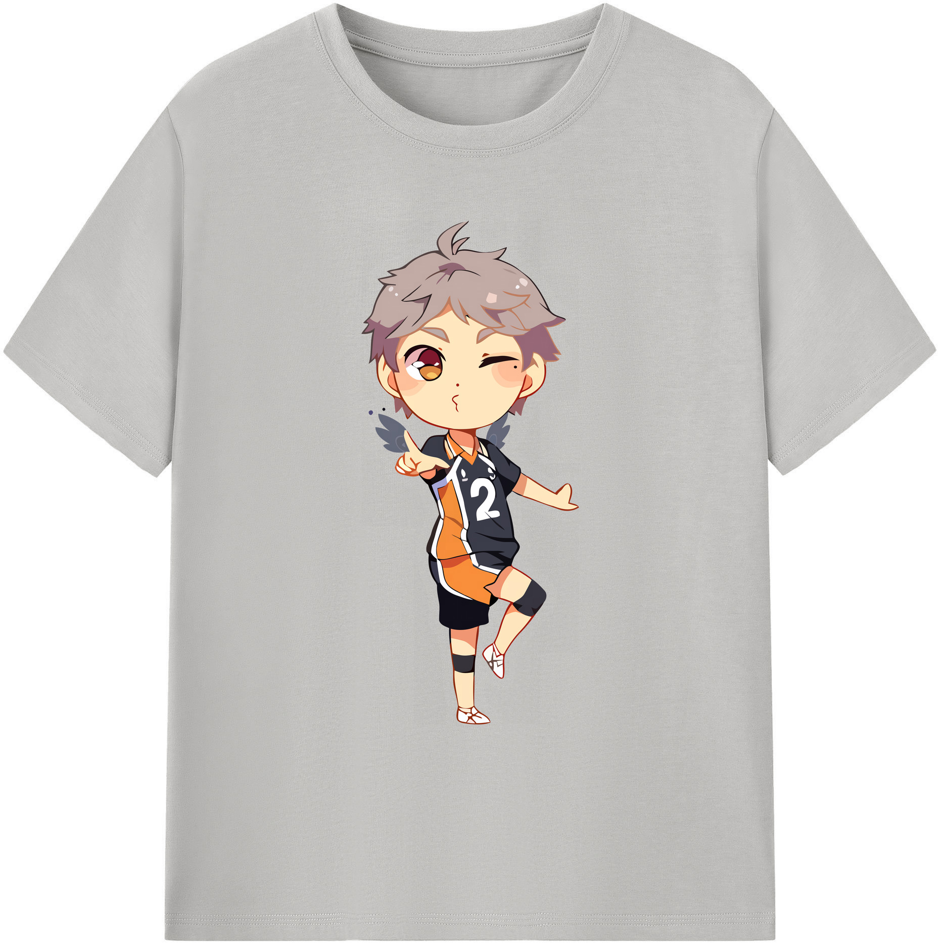 （画像用） ハイキュー!! Haikyu!! 綿100％ メンズ半袖Tシャツ｜肌触りやわらか＆通気性