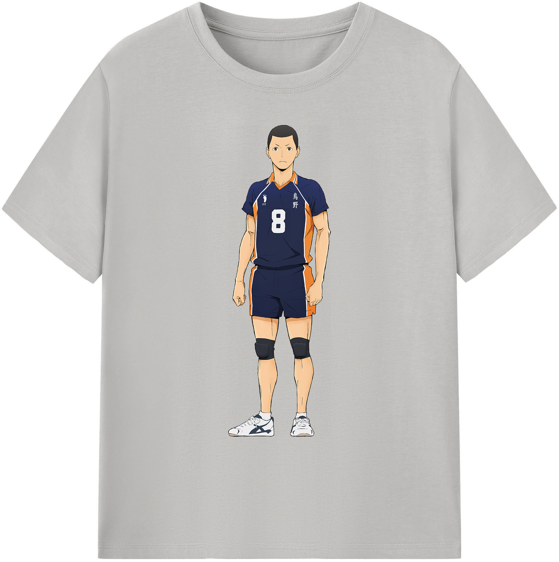 （画像用） ハイキュー!! Haikyu!! 綿100％ メンズ半袖Tシャツ｜肌触りやわらか＆通気性