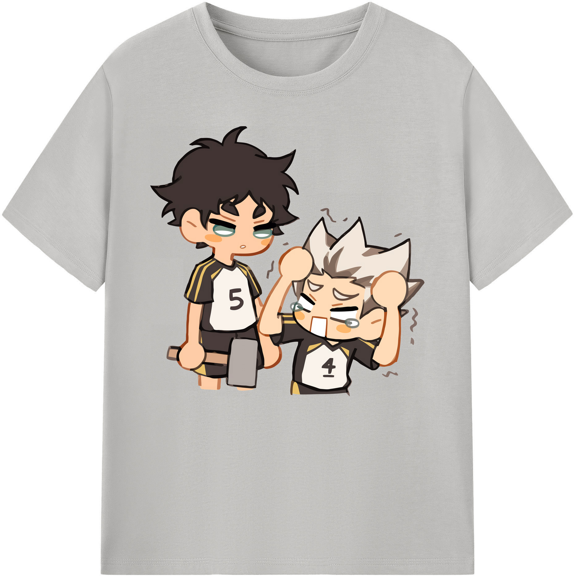 （画像用） ハイキュー!! Haikyu!! 綿100％ メンズ半袖Tシャツ｜肌触りやわらか＆通気性