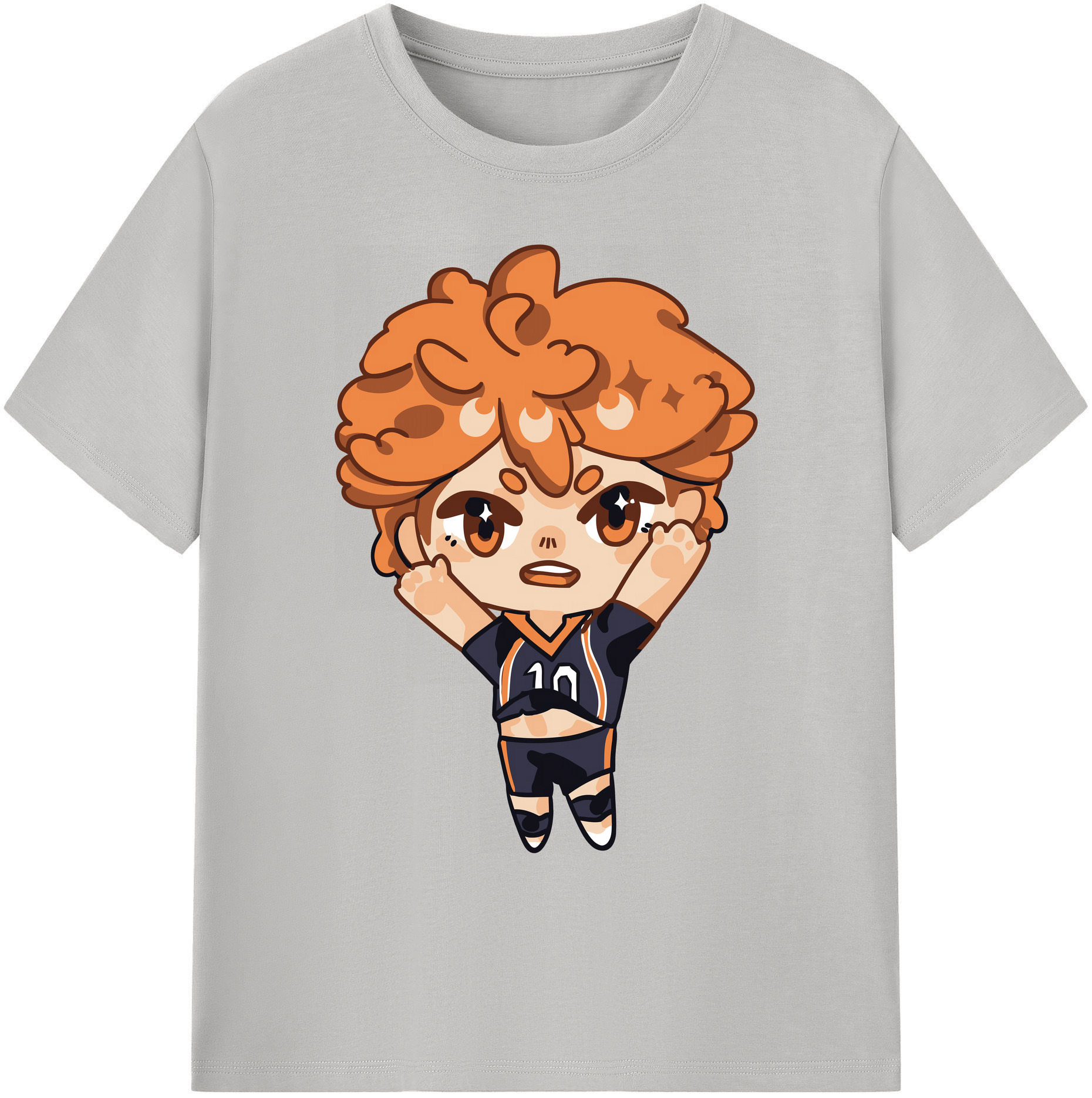 （画像用） ハイキュー!! Haikyu!! 綿100％ メンズ半袖Tシャツ｜肌触りやわらか＆通気性