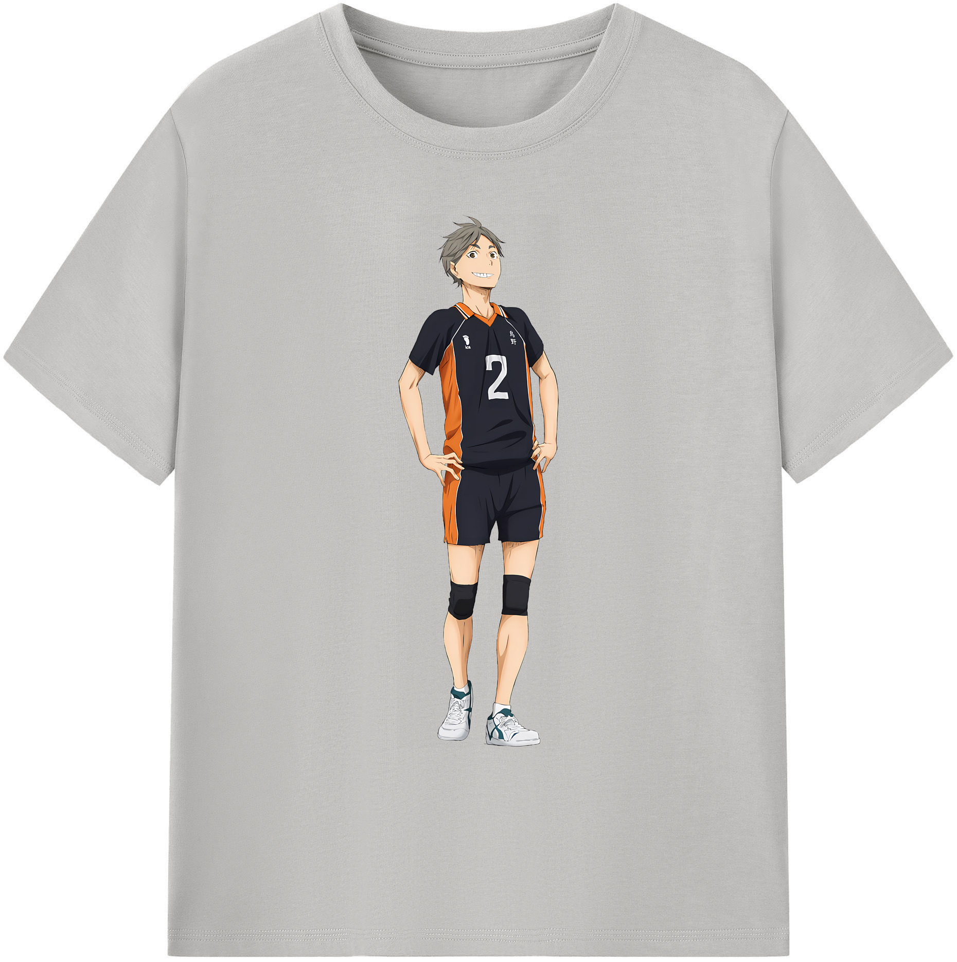 （画像用） ハイキュー!! Haikyu!! 綿100％ メンズ半袖Tシャツ｜肌触りやわらか＆通気性
