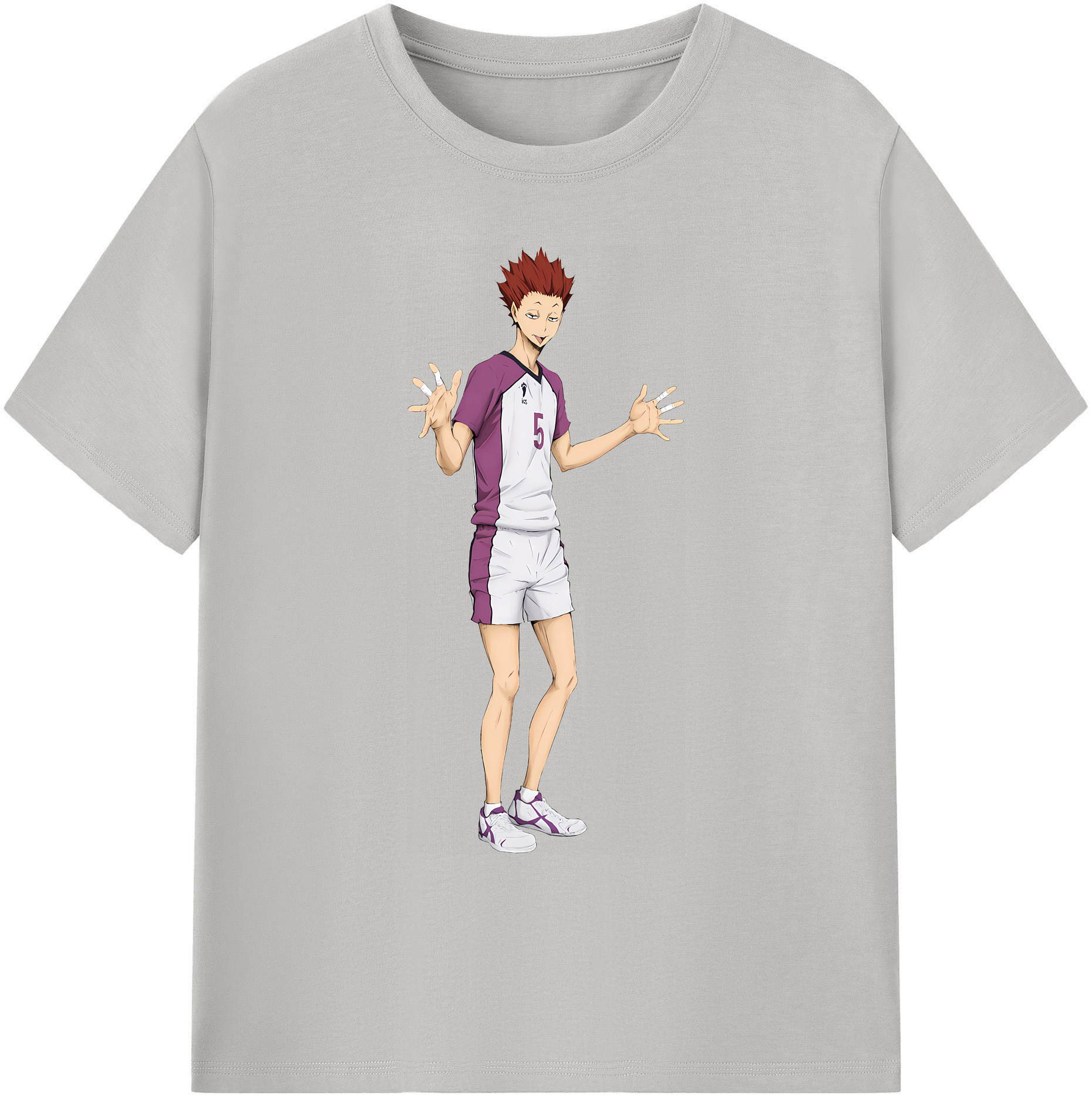 （画像用） ハイキュー!! Haikyu!! 綿100％ メンズ半袖Tシャツ｜肌触りやわらか＆通気性