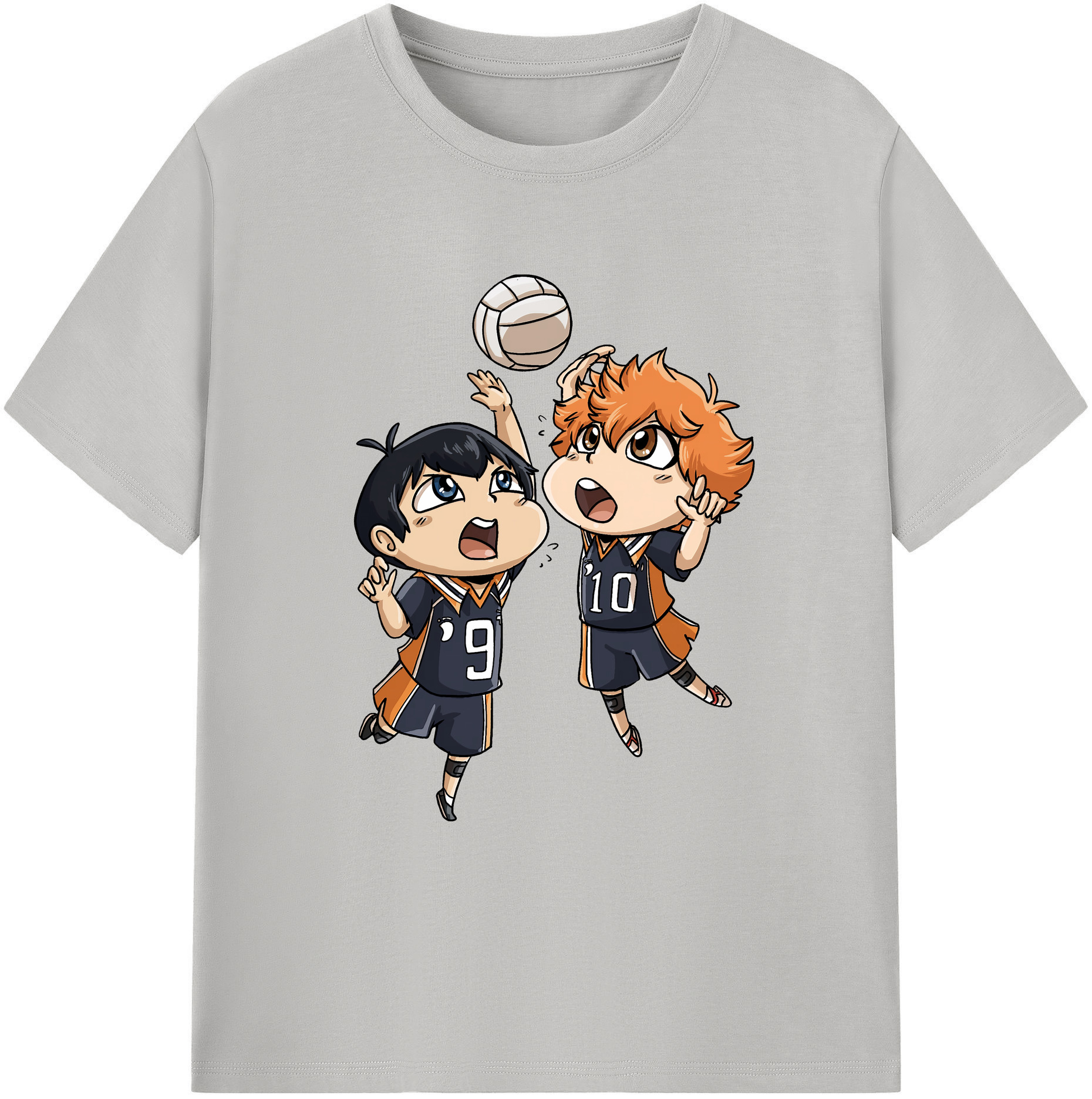 （画像用） ハイキュー!! Haikyu!! 綿100％ メンズ半袖Tシャツ｜肌触りやわらか＆通気性