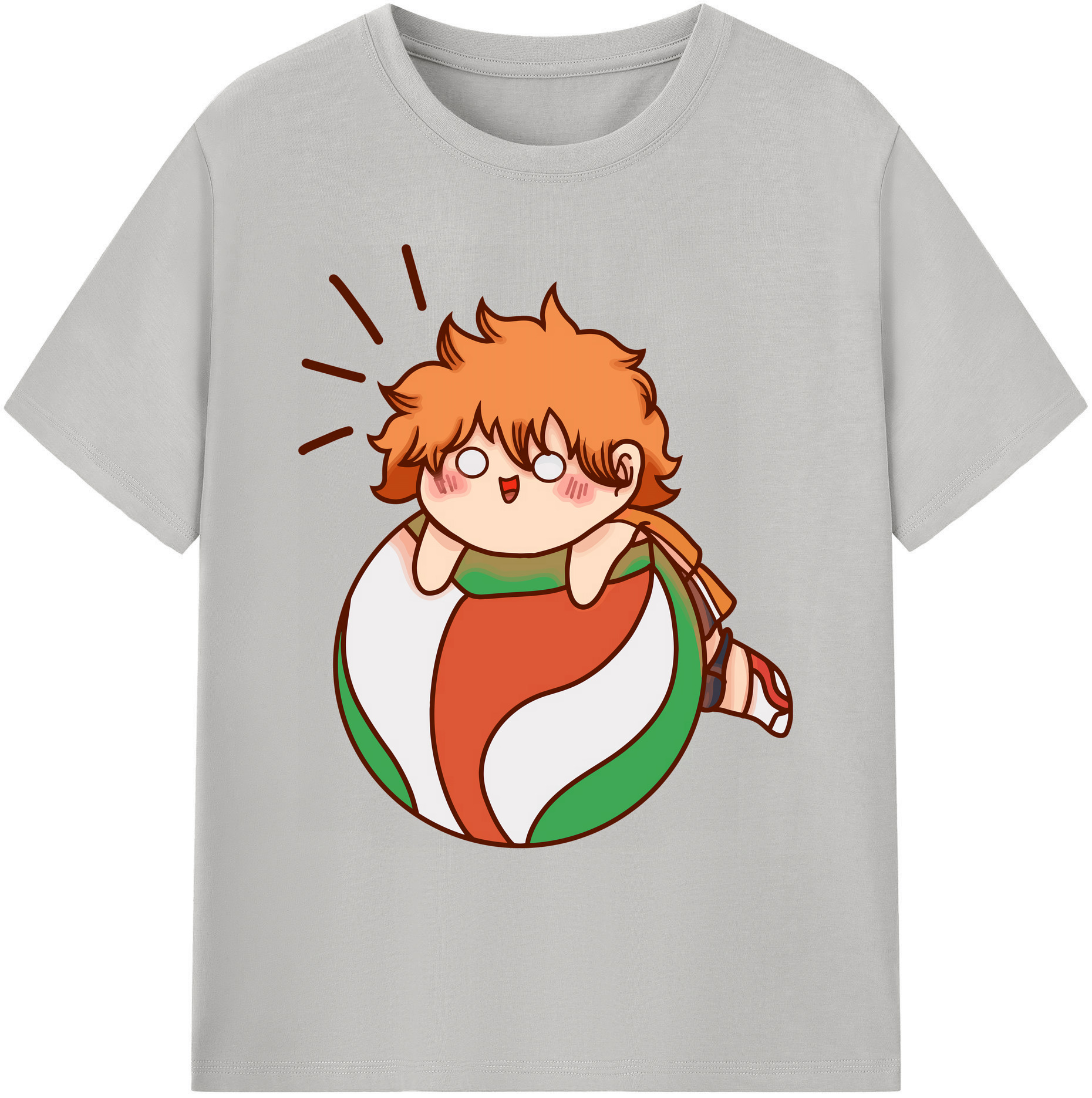 （画像用） ハイキュー!! Haikyu!! 綿100％ メンズ半袖Tシャツ｜肌触りやわらか＆通気性