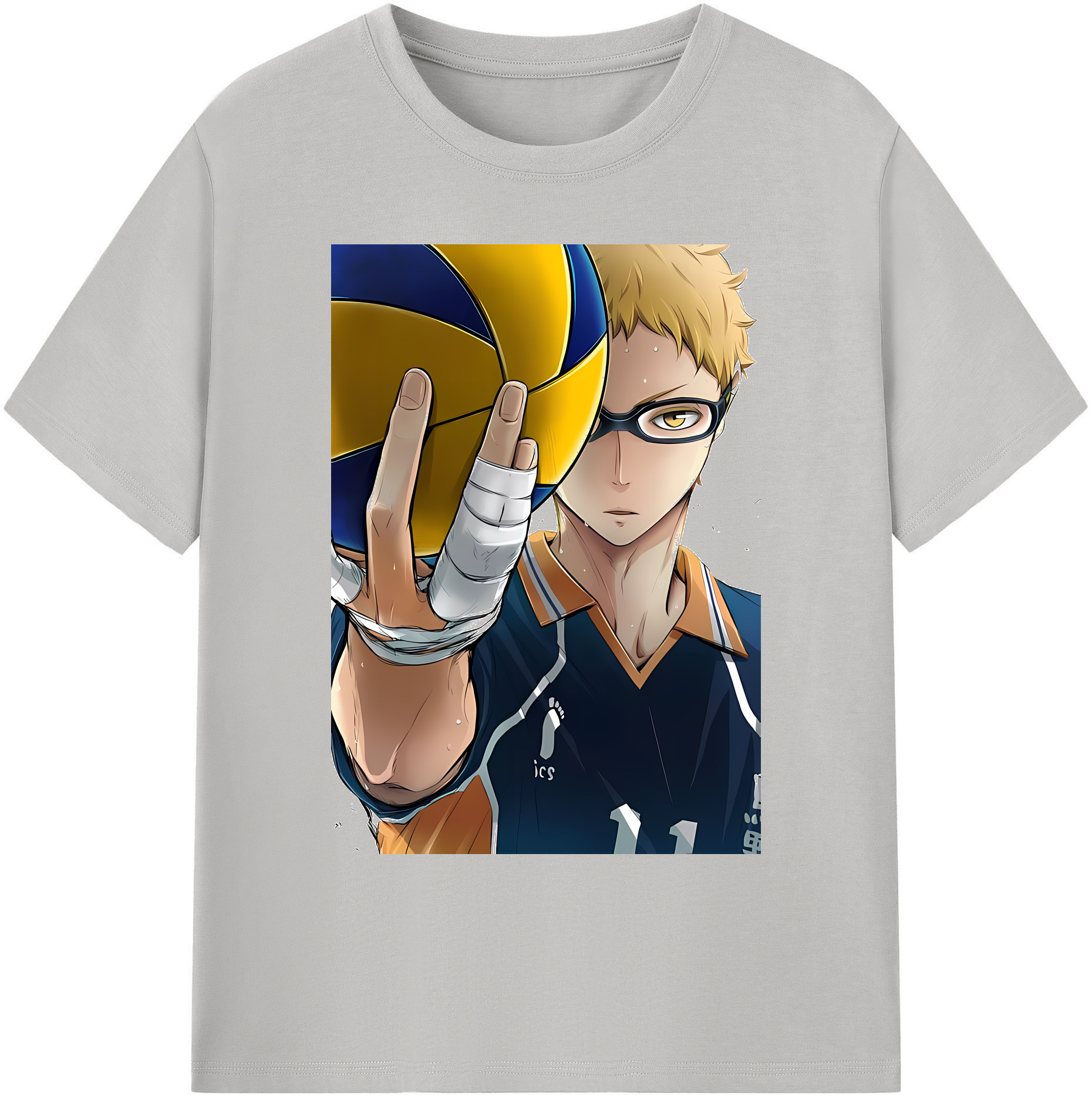 （画像用） ハイキュー!! Haikyu!! 綿100％ メンズ半袖Tシャツ｜肌触りやわらか＆通気性