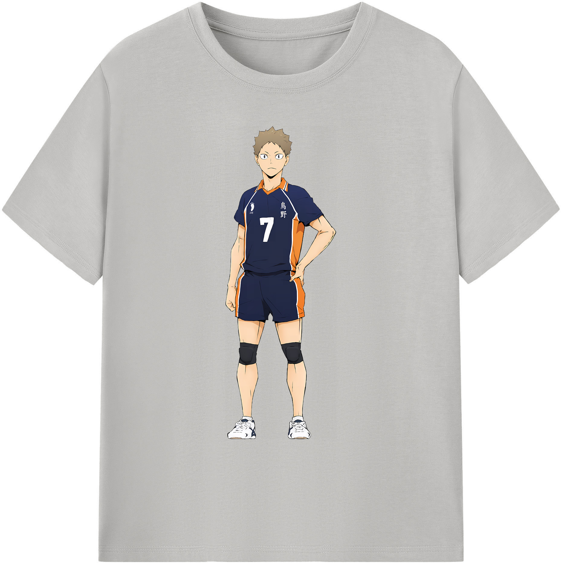 （画像用） ハイキュー!! Haikyu!! 綿100％ メンズ半袖Tシャツ｜肌触りやわらか＆通気性