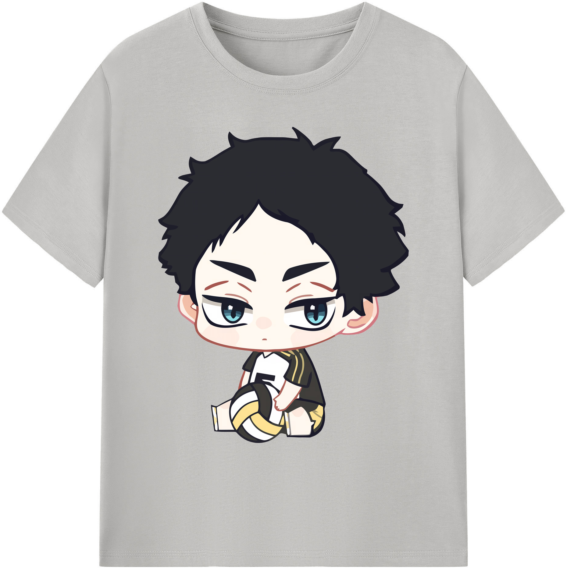 （画像用） ハイキュー!! Haikyu!! 綿100％ メンズ半袖Tシャツ｜肌触りやわらか＆通気性