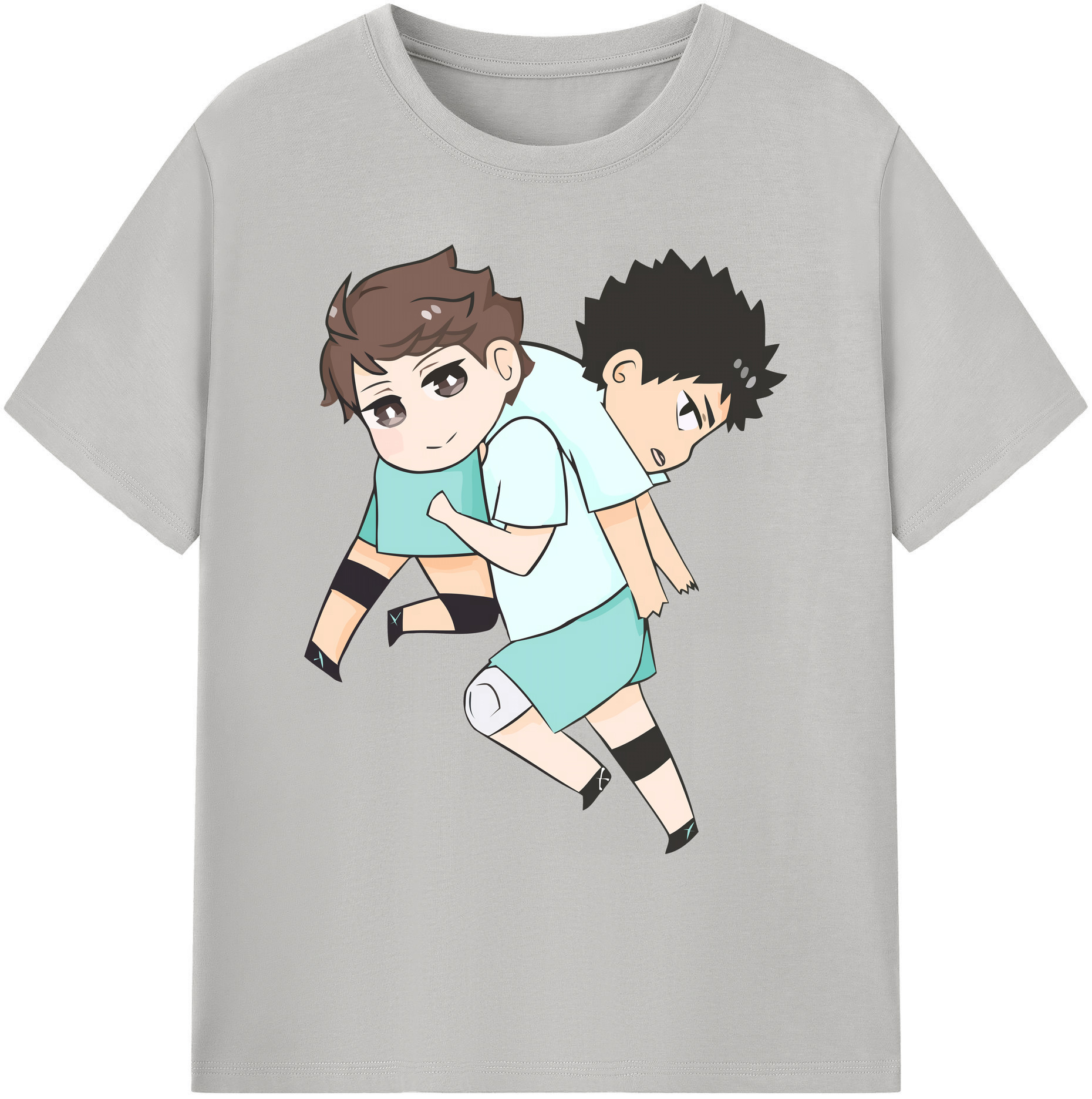 （画像用） ハイキュー!! Haikyu!! 綿100％ メンズ半袖Tシャツ｜肌触りやわらか＆通気性
