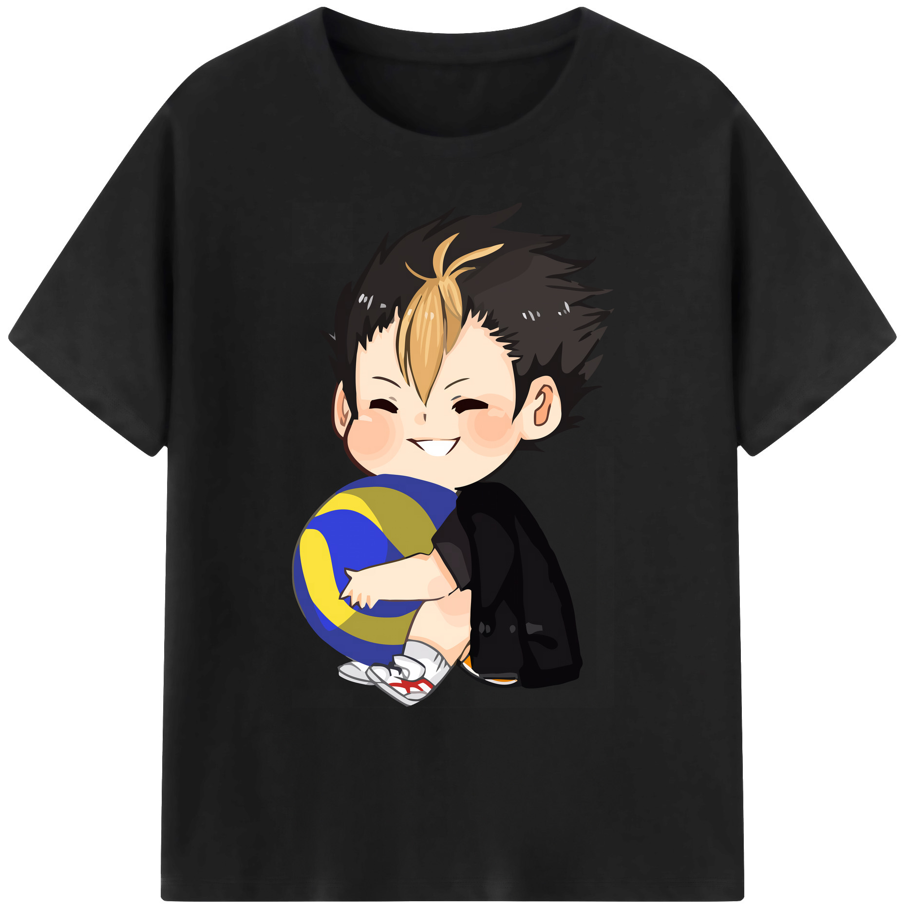 （画像用） ハイキュー!! Haikyu!! 綿100％ メンズ半袖Tシャツ｜肌触りやわらか＆通気性