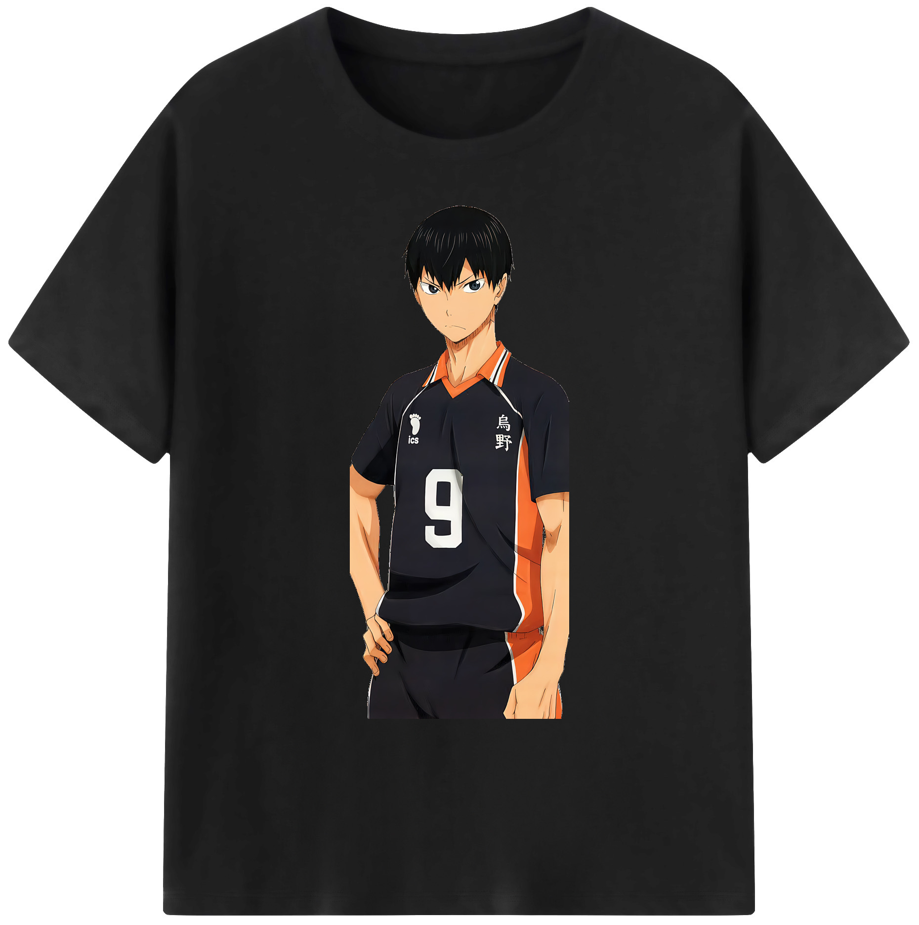 （画像用） ハイキュー!! Haikyu!! 綿100％ メンズ半袖Tシャツ｜肌触りやわらか＆通気性