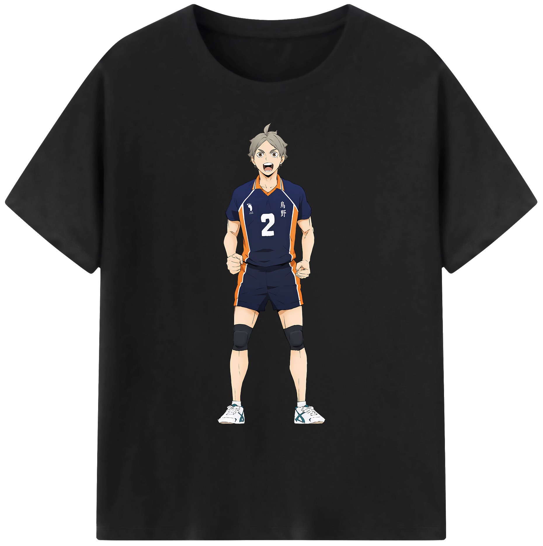 （画像用） ハイキュー!! Haikyu!! 綿100％ メンズ半袖Tシャツ｜肌触りやわらか＆通気性