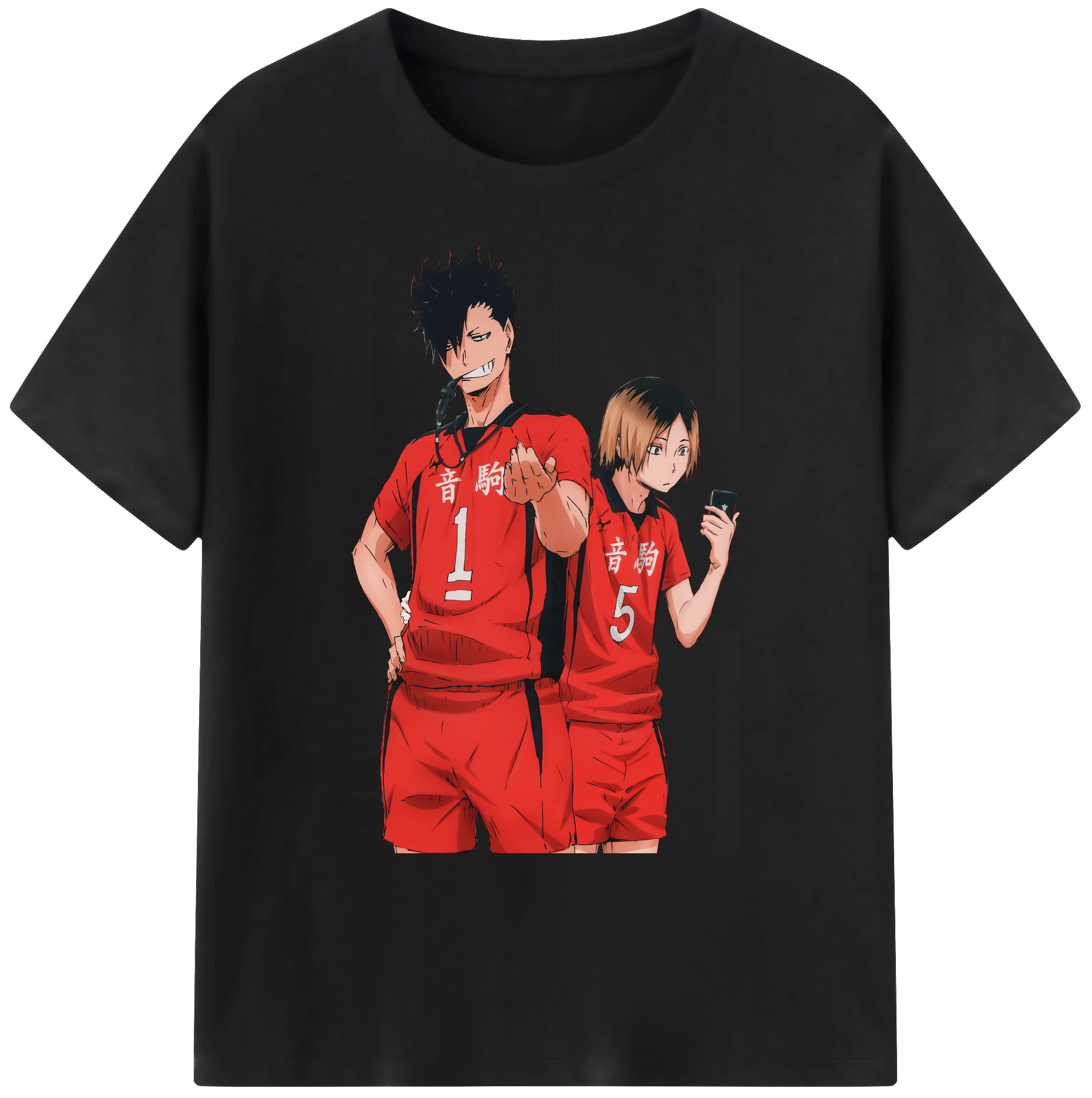 （画像用） ハイキュー!! Haikyu!! 綿100％ メンズ半袖Tシャツ｜肌触りやわらか＆通気性